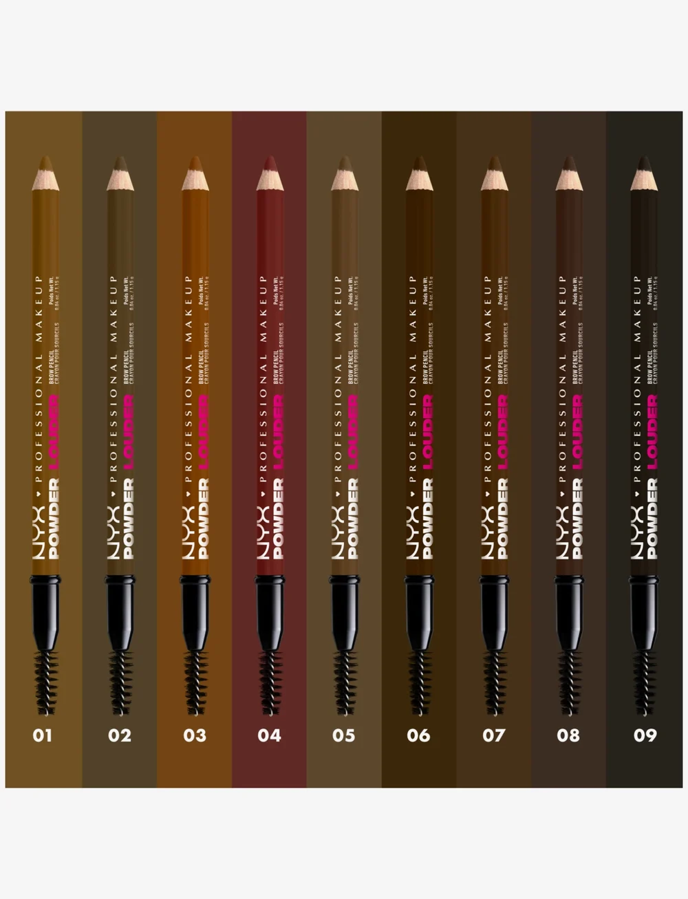 NYX Professional Makeup - NYX Professional Makeup Powder Louder 07 Espresso brow pen - smink - espresso - 4