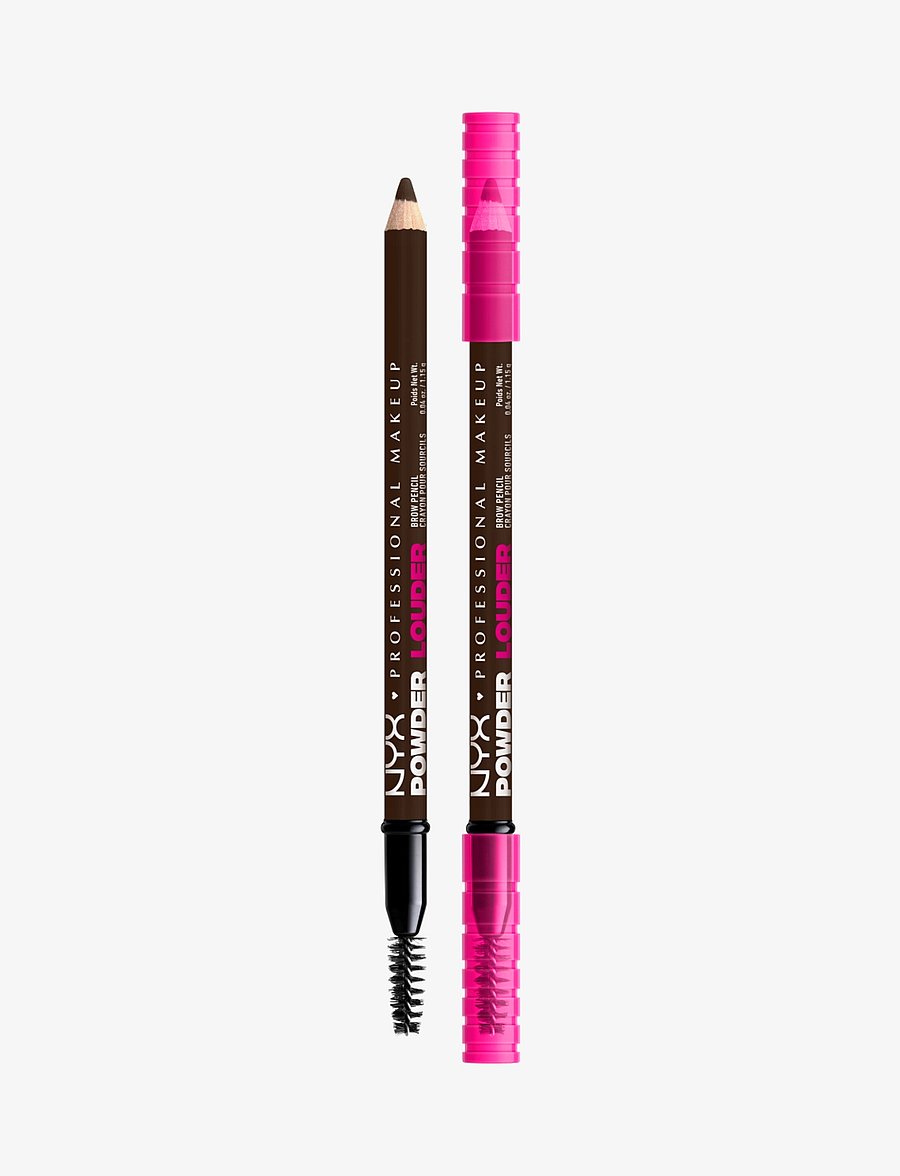 NYX Professional Makeup - NYX Professional Makeup Powder Louder 08 Deep Brown brow pen - silmad ja kulmud - deep brown - 0