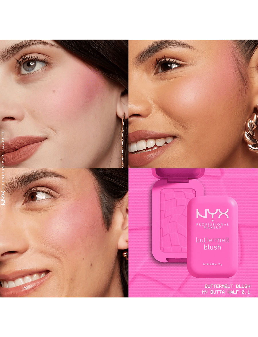 NYX Professional Makeup - NYX Professional Makeup Buttermelt Blush 01 My Butta Half - makeup - my butta half - 0