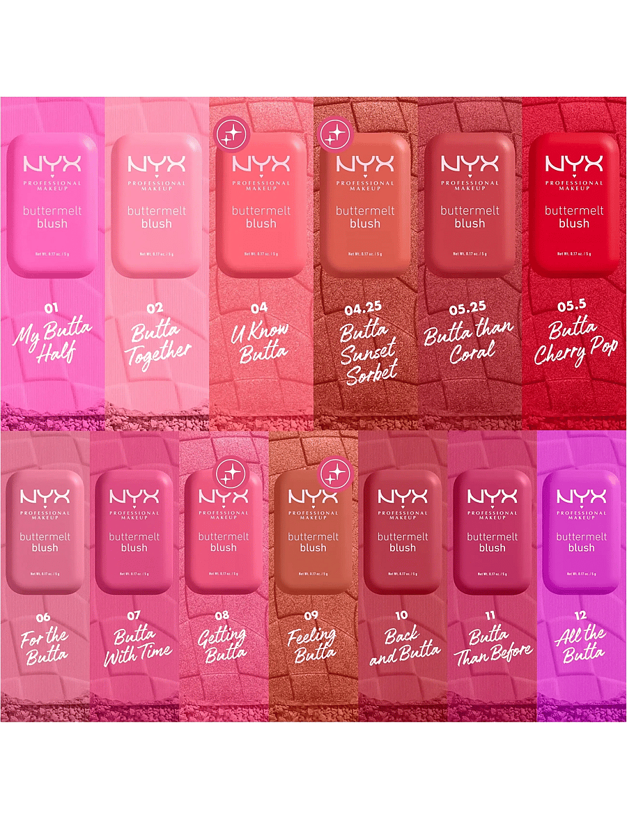 NYX Professional Makeup - NYX Professional Makeup Buttermelt Blush 06 For The Butta - makeup - for the butta - 3