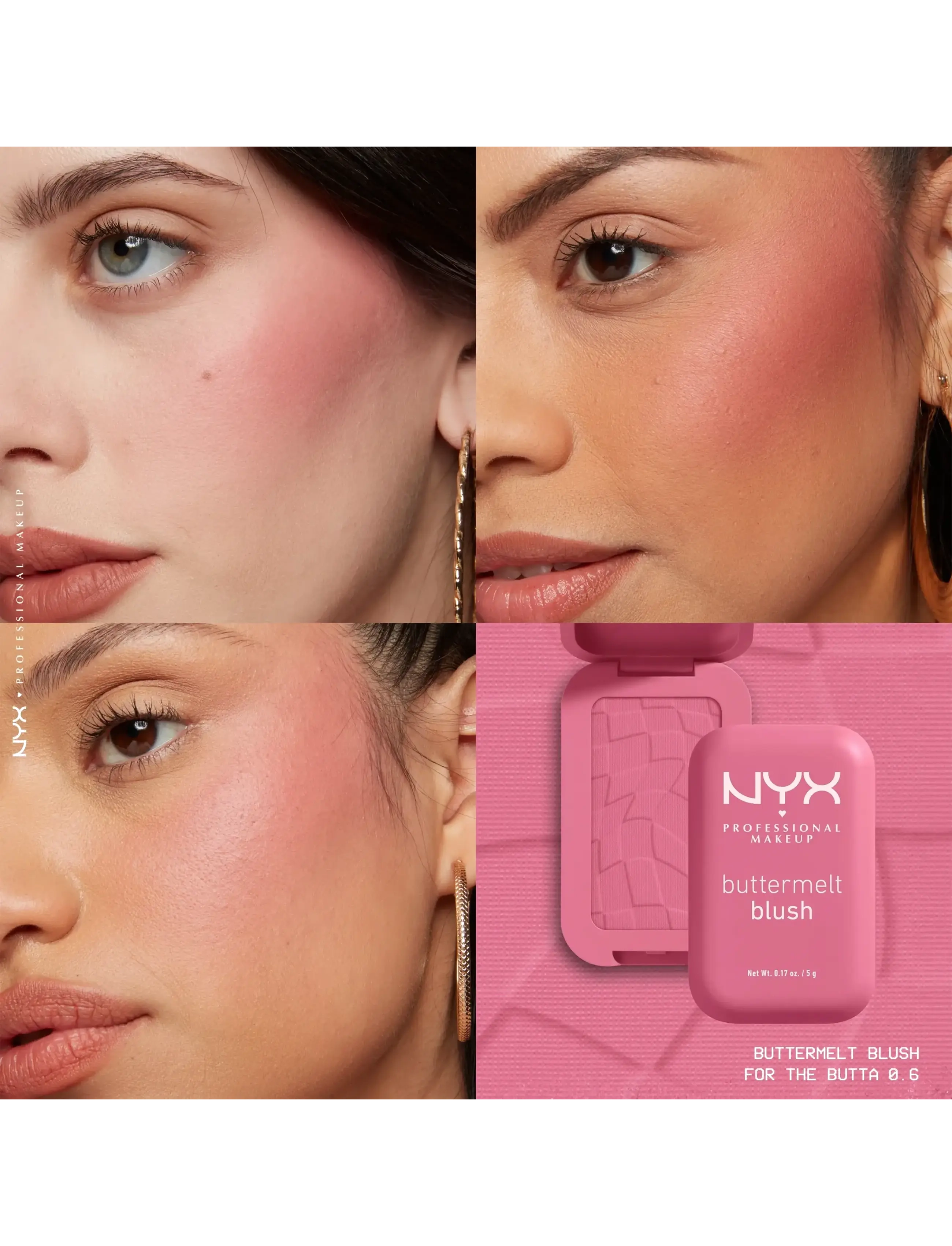 NYX Professional Makeup - NYX Professional Makeup Buttermelt Blush 06 For The Butta - sminke - for the butta - 5