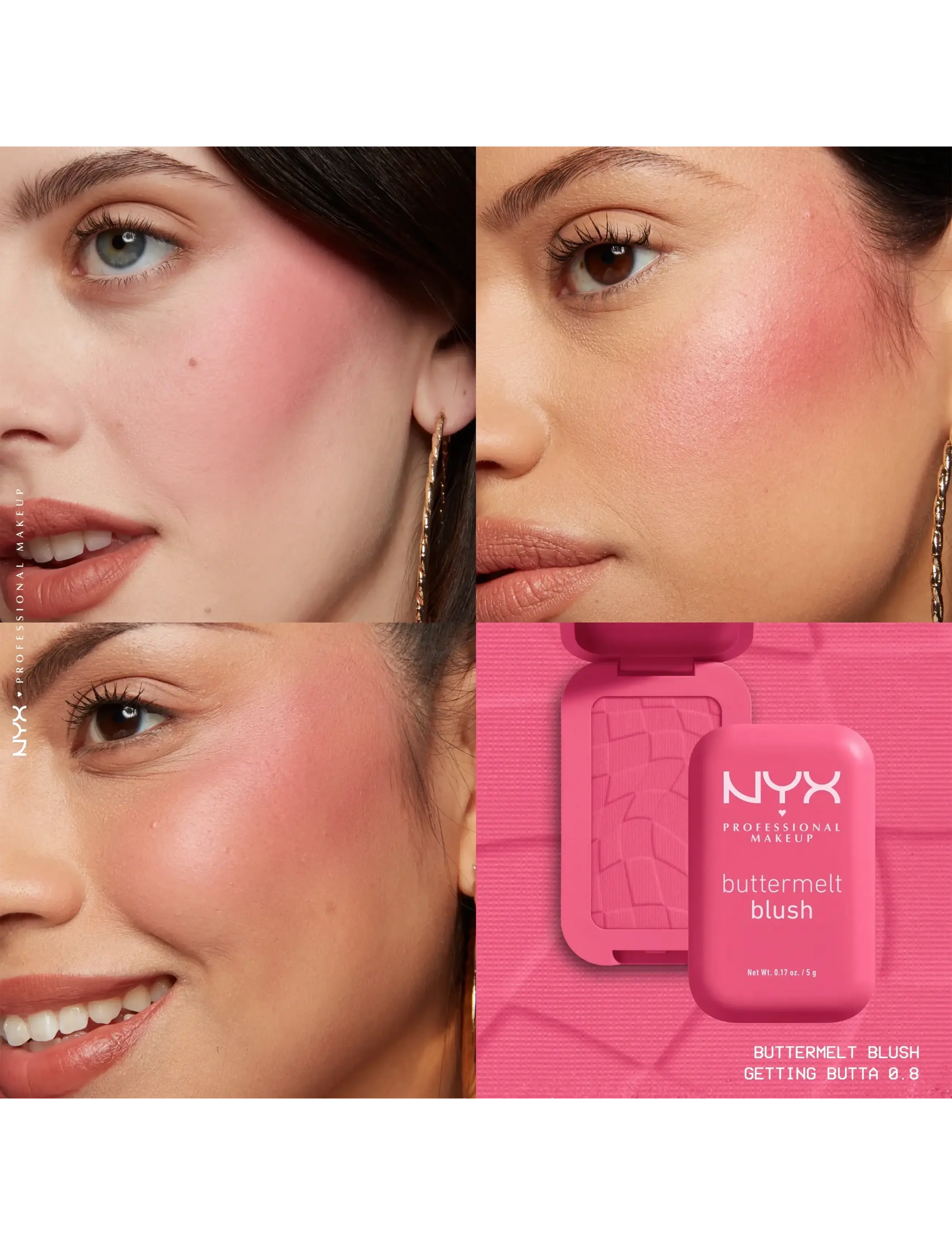 NYX Professional Makeup - NYX Professional Makeup Buttermelt Blush 08 Getting Butta - makeup - getting butta - 2