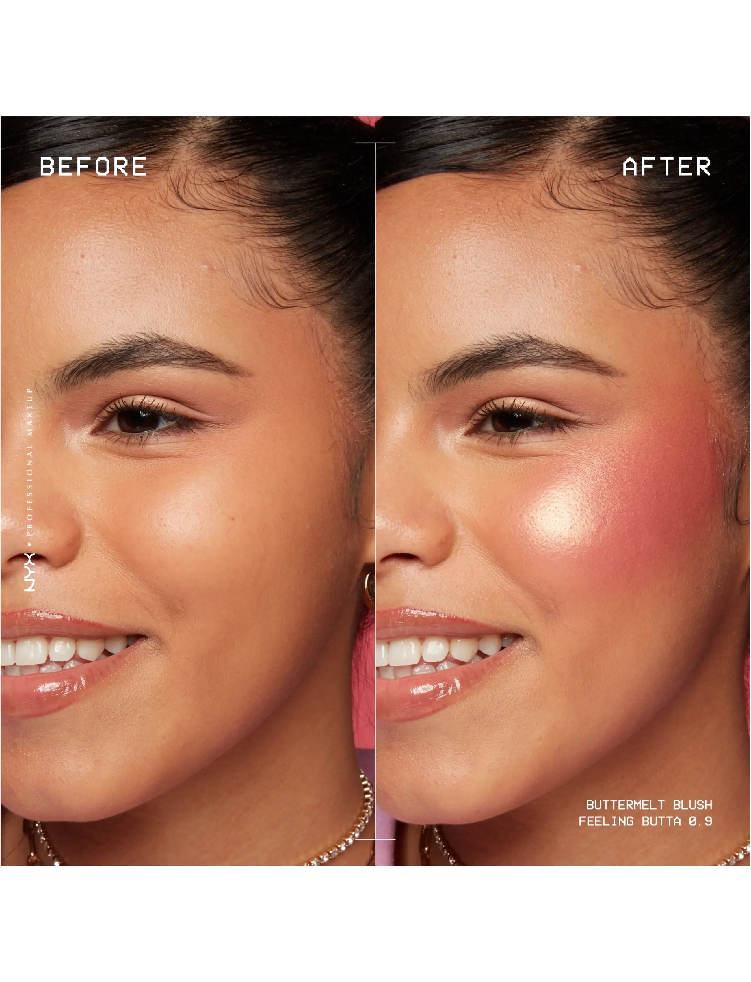 NYX Professional Makeup - NYX Professional Makeup Buttermelt Blush 09 Feeling Butta - förðunarvörur - feeling butta - 5