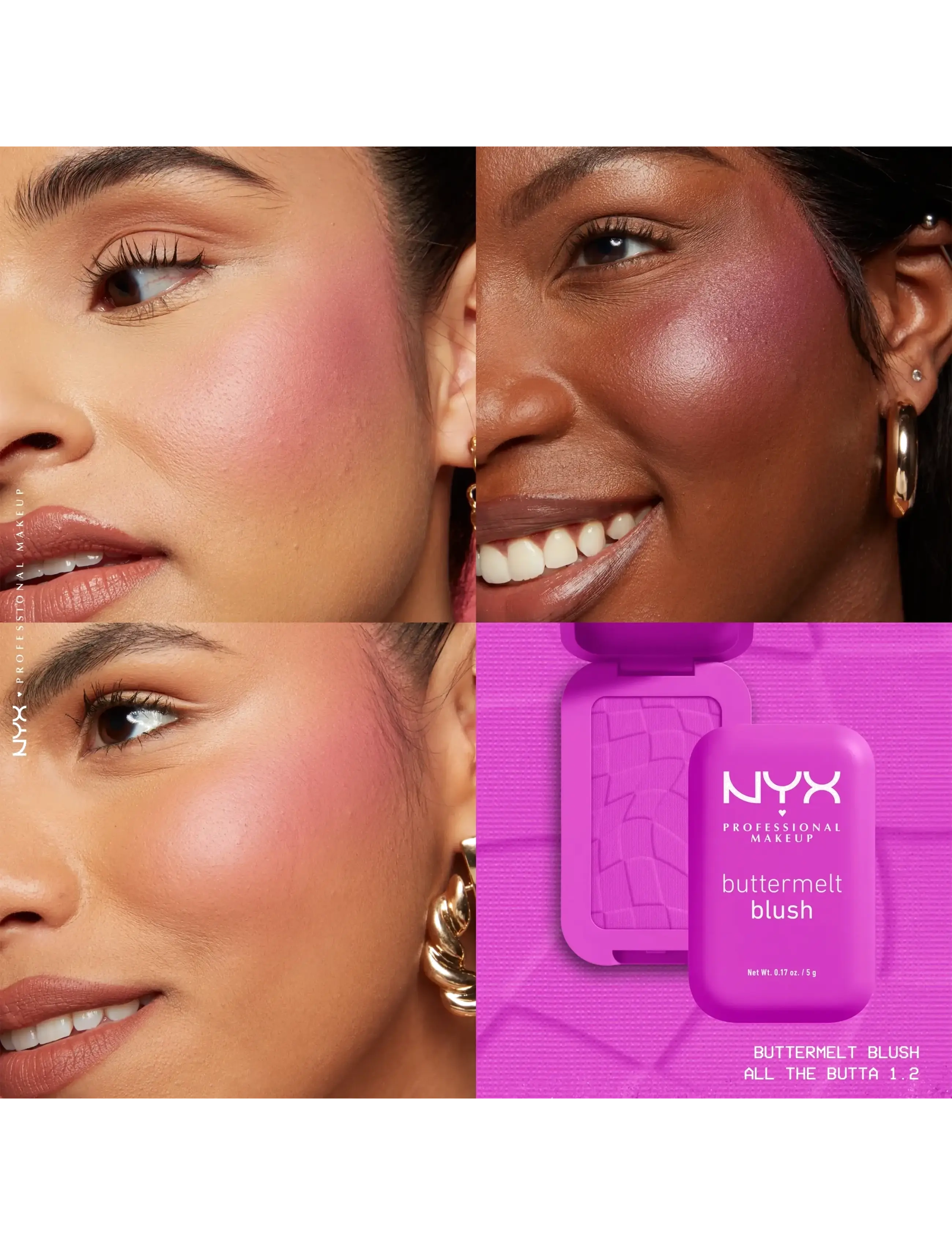 NYX Professional Makeup - NYX Professional Makeup Buttermelt Blush 12 All The Butta - makeup - all the butta - 2