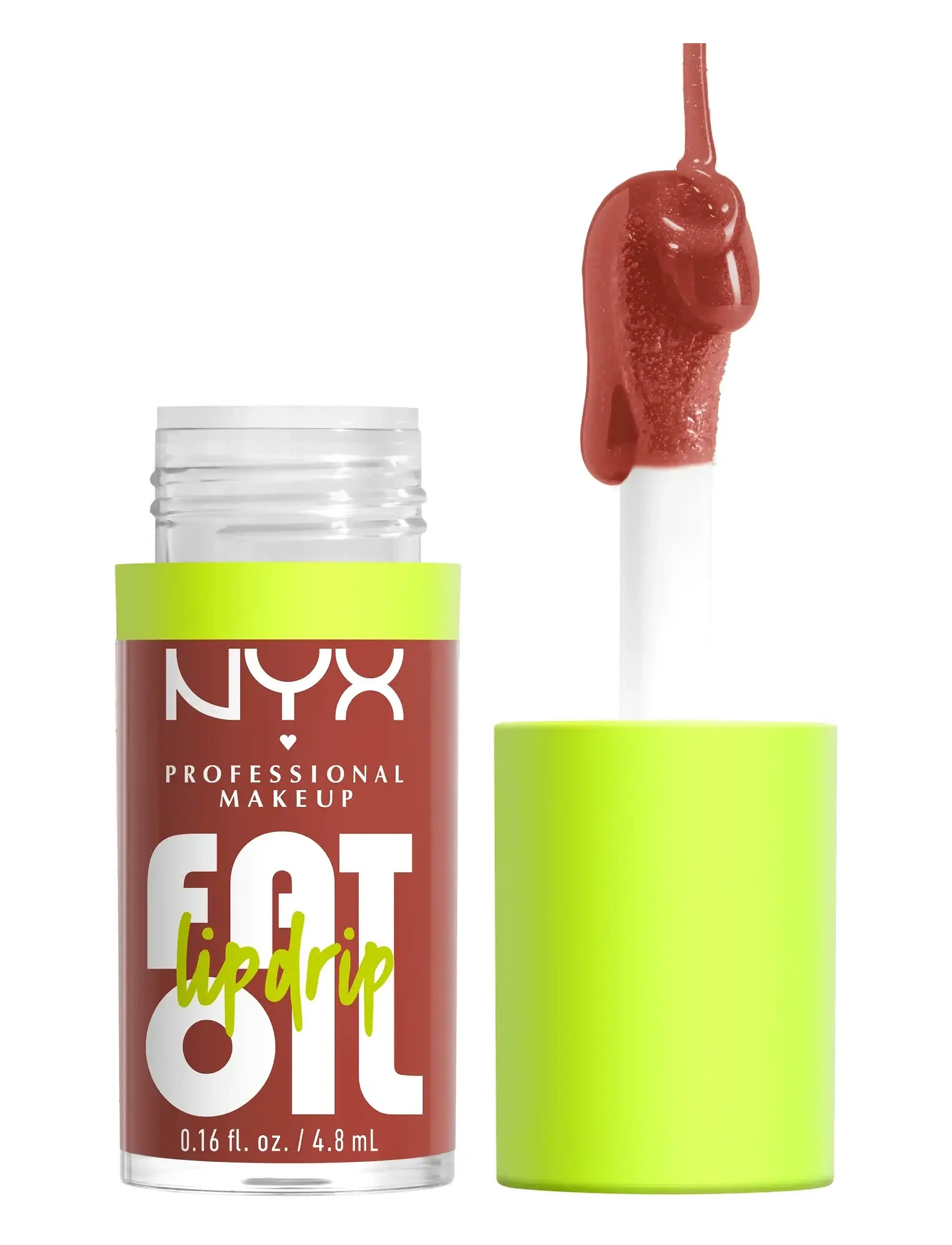 NYX Professional Makeup Nyx Professional Makeup Fat Oil Lip Drip 10 Splash Of Cream Lip Gloss, 4.8 ml, Pink, Læber > Læbeolier, Dame