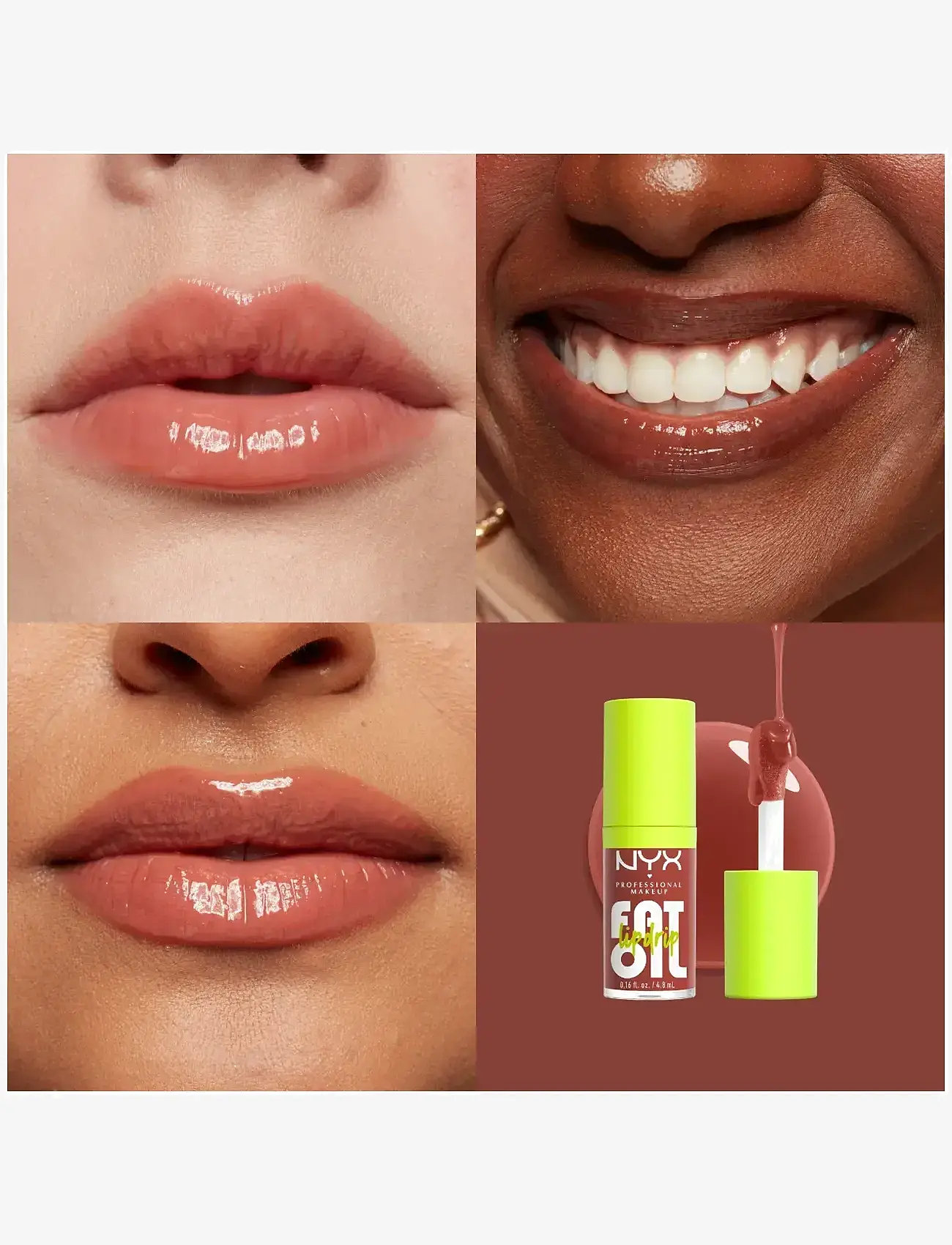 NYX Professional Makeup - NYX Professional Makeup Fat Oil Lip Drip 10 Splash Of Cream lip gloss - makeup - splash of cream - 2