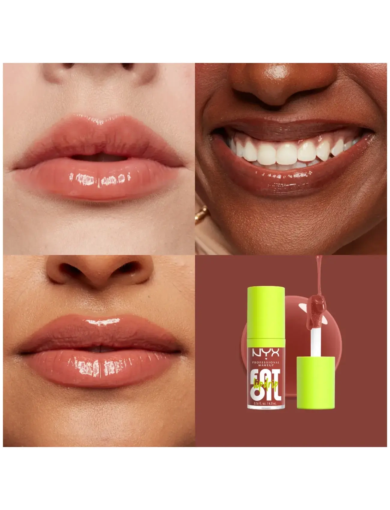 NYX Professional Makeup - NYX Professional Makeup Fat Oil Lip Drip 10 Splash Of Cream lip gloss - makeup - splash of cream - 2