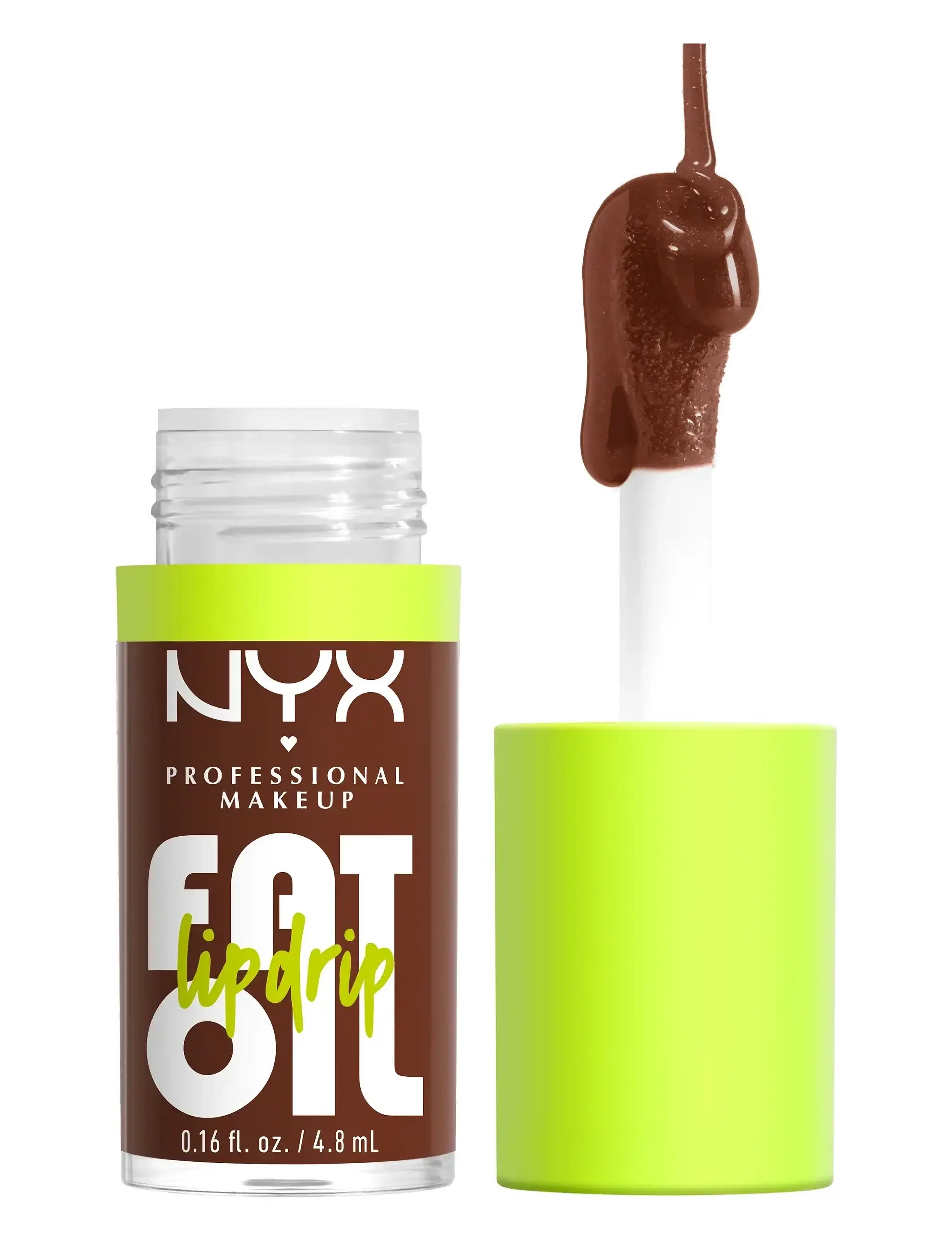 NYX Professional Makeup Nyx Professional Makeup Fat Oil Lip Drip 11 Livin' The Cream Lip Gloss, 4.8 ml, Brown, Læber > Læbeolier, Dame