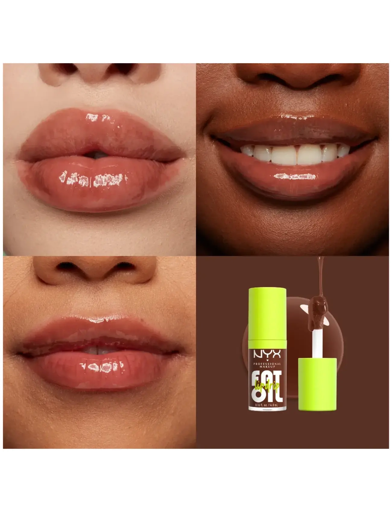 NYX Professional Makeup - NYX Professional Makeup Fat Oil Lip Drip 11 Livin' The Cream lip gloss - smink - livin' the cream - 2