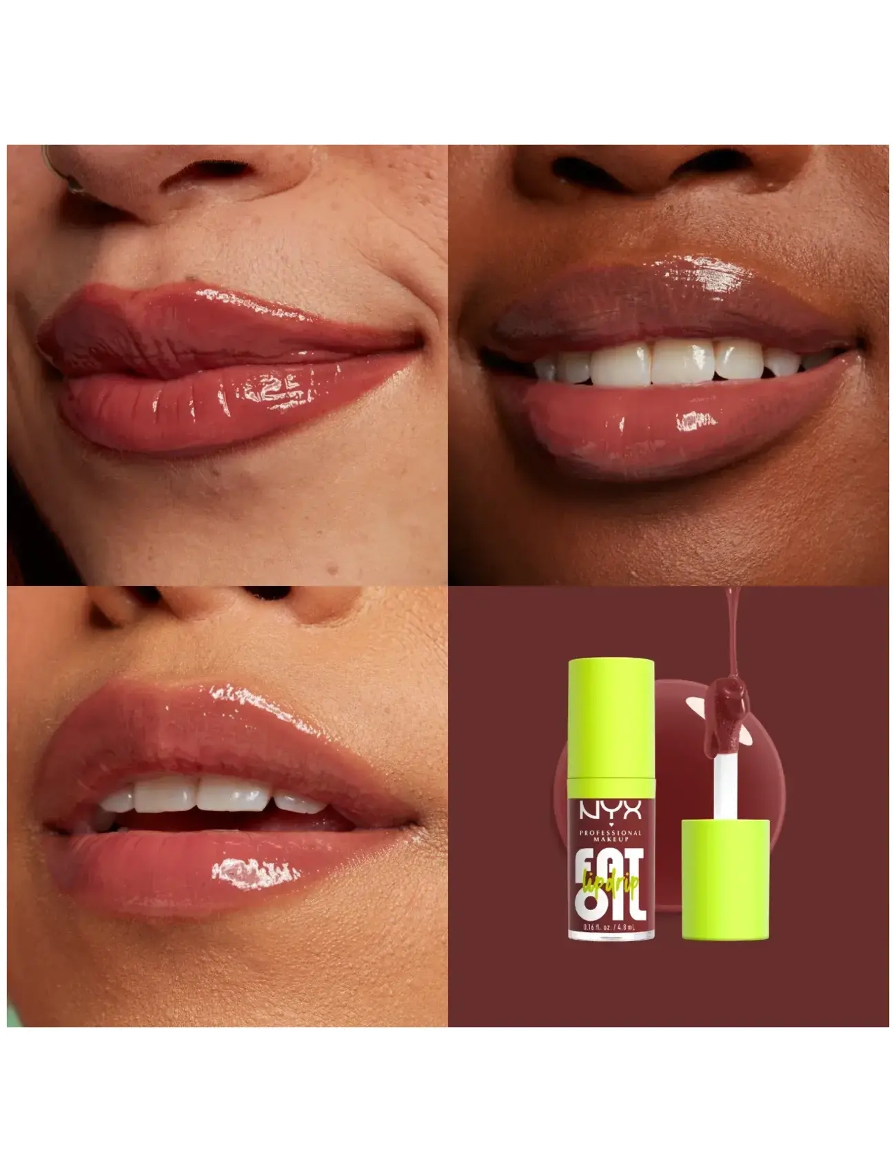 NYX Professional Makeup - NYX Professional Makeup Fat Oil Lip Drip 12 Sprinkle Sprinkle lip gloss - makeup - sprinkle sprinkle - 2