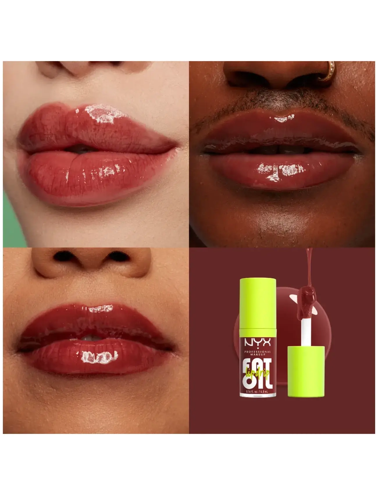 NYX Professional Makeup - NYX Professional Makeup Fat Oil Lip Drip 14 Inside Scoop lip gloss - sminke - inside scoop - 2