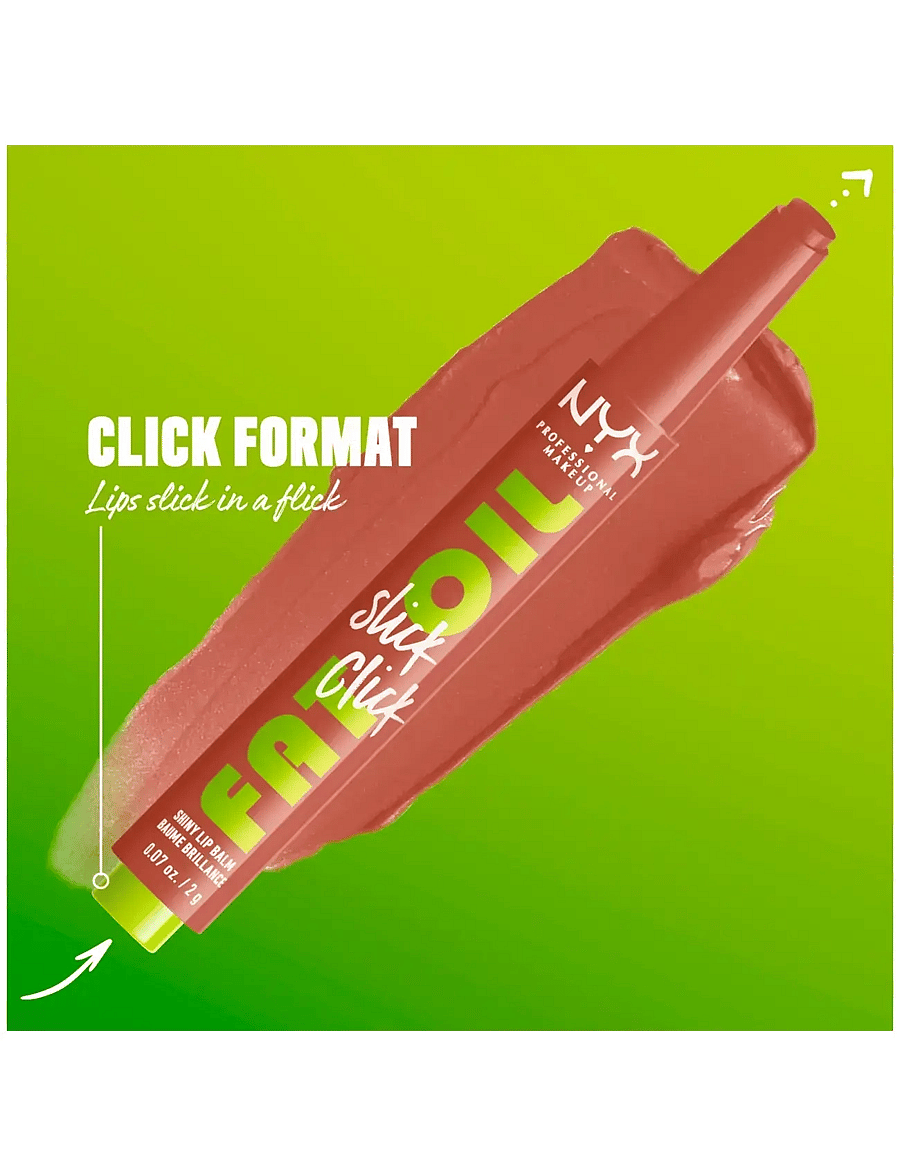 NYX Professional Makeup - NYX Professional Makeup Fat Oil Slick Click Lip Balm - læbepomade - verified - 3