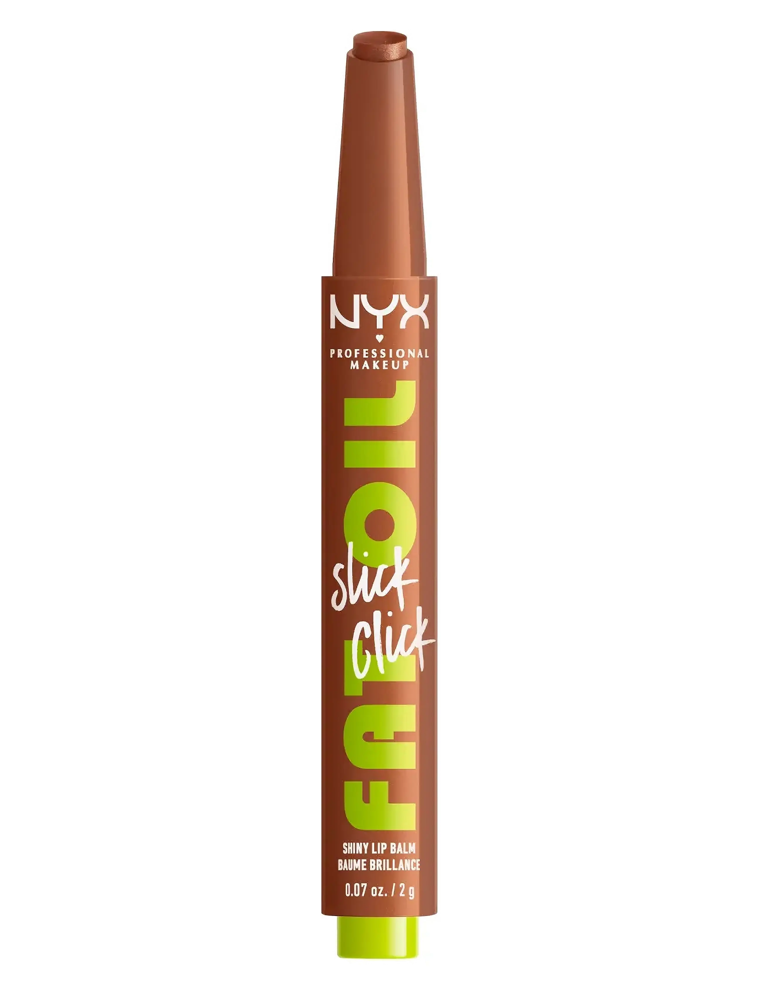 NYX Professional Makeup Fat Oil Slick Click Lip Balm, Læbepomade, Str: 2 G