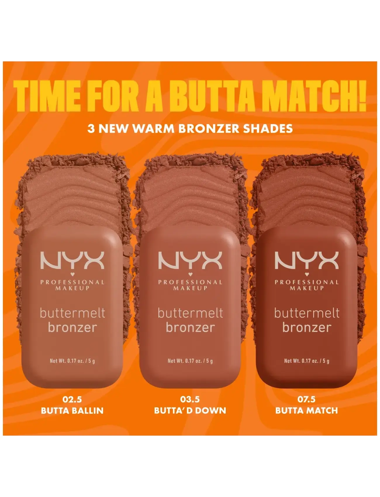 NYX Professional Makeup Buttermelt Bronzer 06 Do Butta 5 g puder, rouge & highlighter dam – bild 7