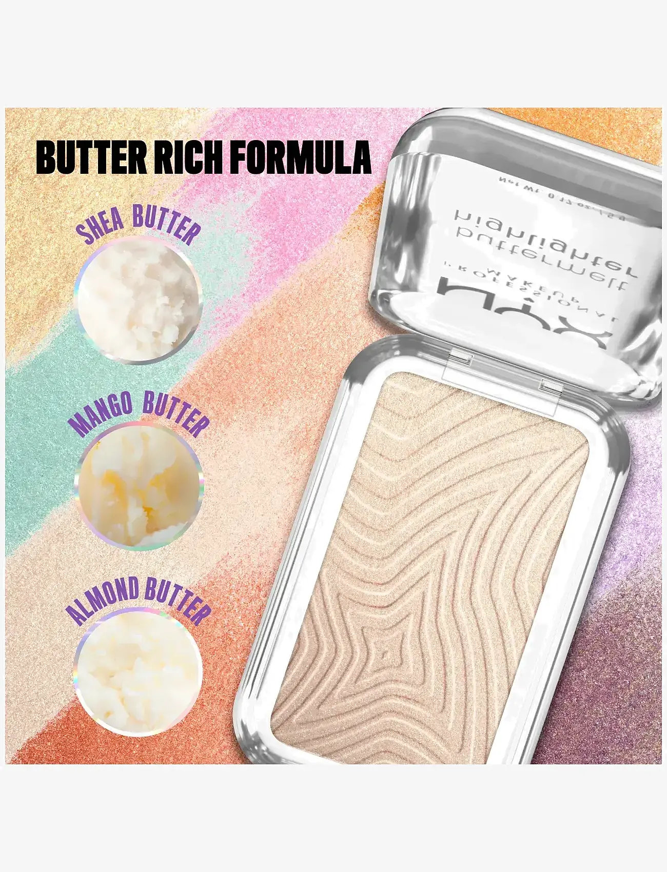 NYX Professional Makeup - NYX Professional Makeup Buttermelt Highlighter 05 Bright And Butta 5 g - makeup - bright and butta - 2
