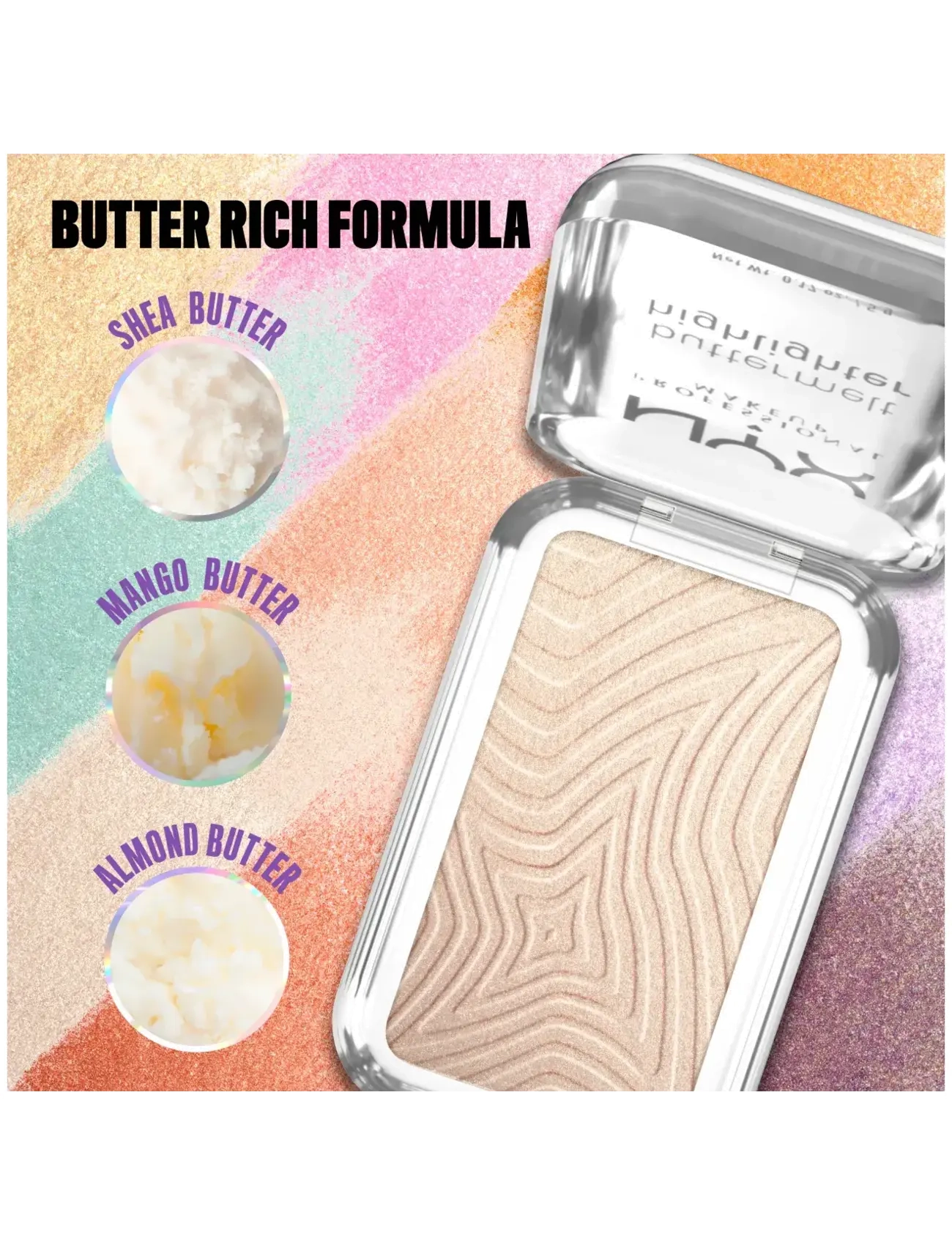 NYX Professional Makeup - NYX Professional Makeup Buttermelt Highlighter 05 Bright And Butta 5 g - makeup - bright and butta - 2