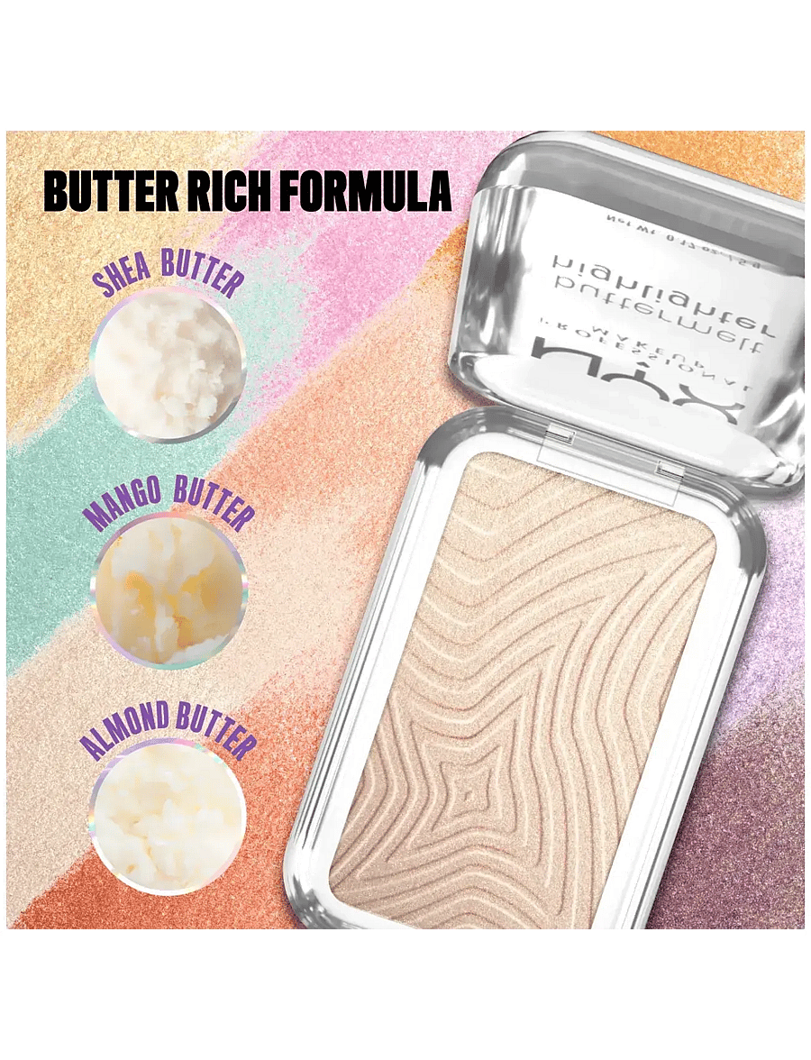 NYX Professional Makeup - NYX Professional Makeup Buttermelt Highlighter 05 Bright And Butta 5 g - makeup - bright and butta - 2