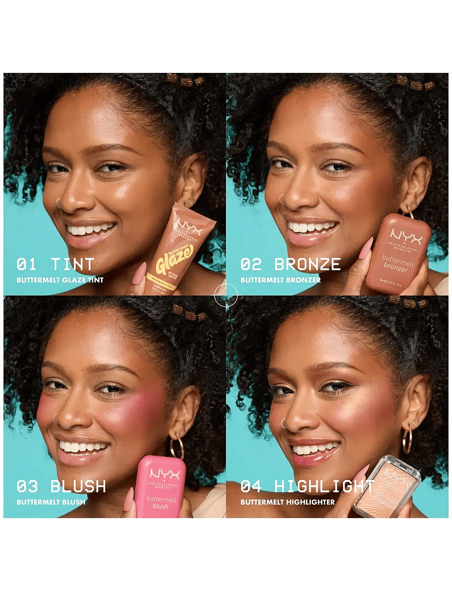 NYX Professional Makeup - NYX Professional Makeup Buttermelt Highlighter 05 Bright And Butta 5 g - makeup - bright and butta - 3