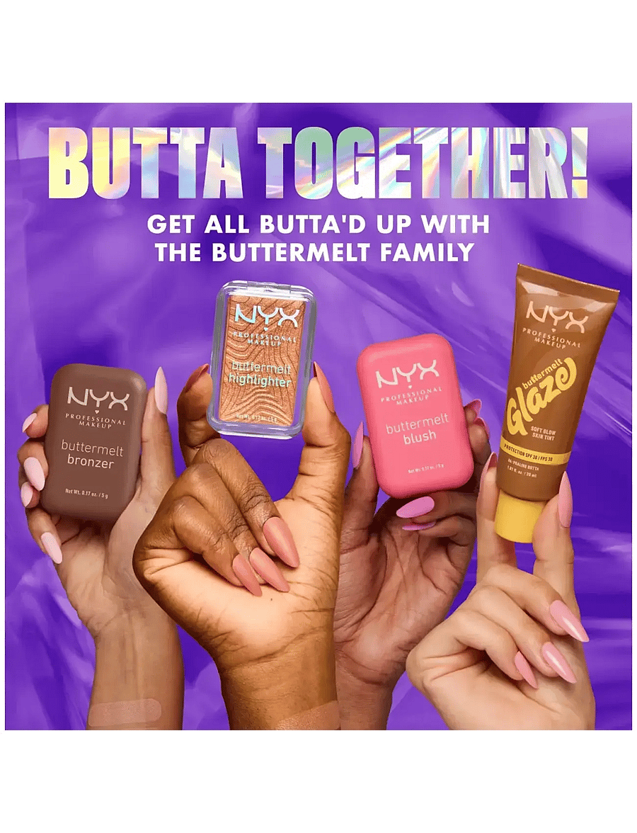 NYX Professional Makeup - NYX Professional Makeup Buttermelt Highlighter 05 Bright And Butta 5 g - makeup - bright and butta - 4