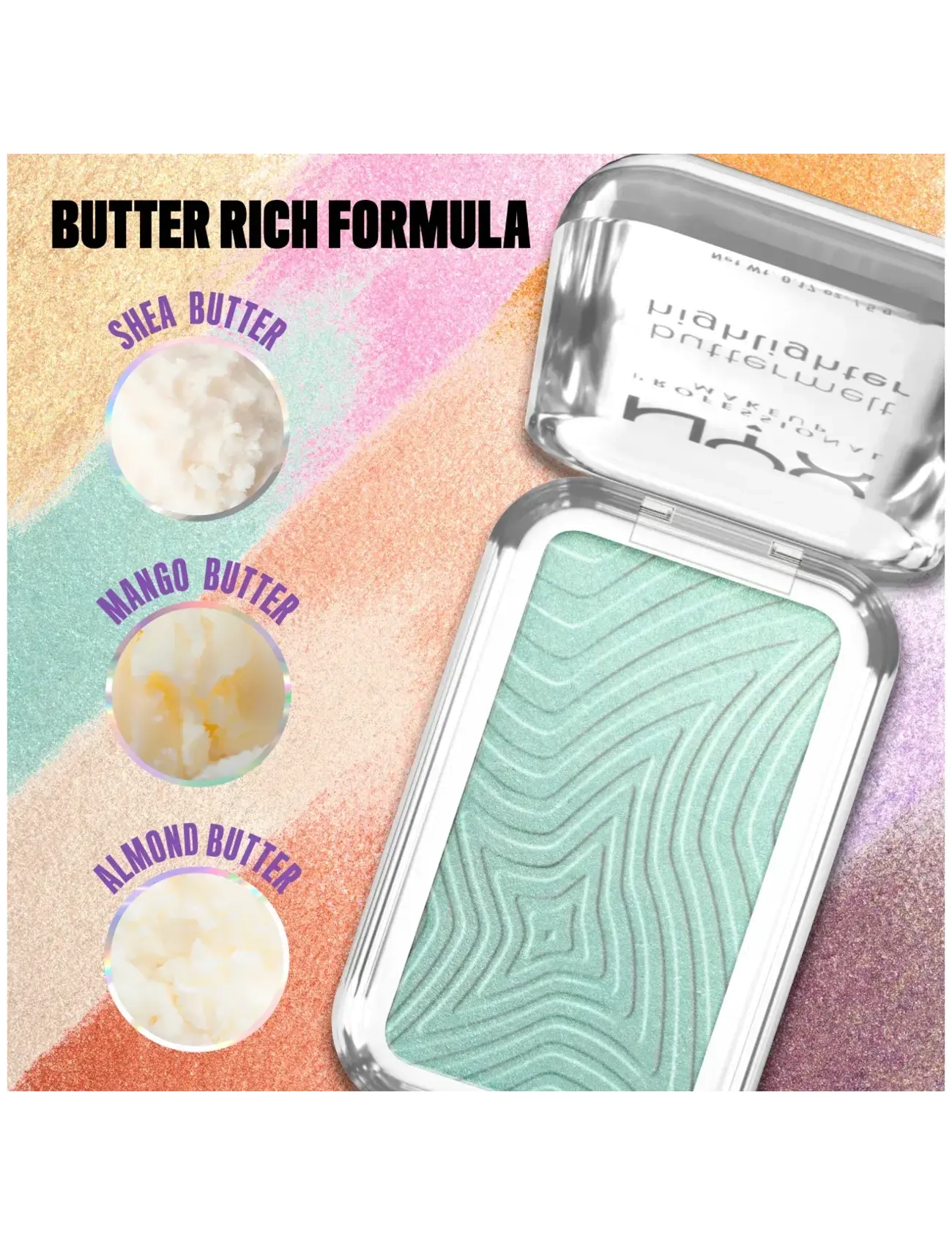 NYX Professional Makeup - NYX Professional Makeup Buttermelt Highlighter 20 Butta Mint 5 g - makeup - butta mint - 2