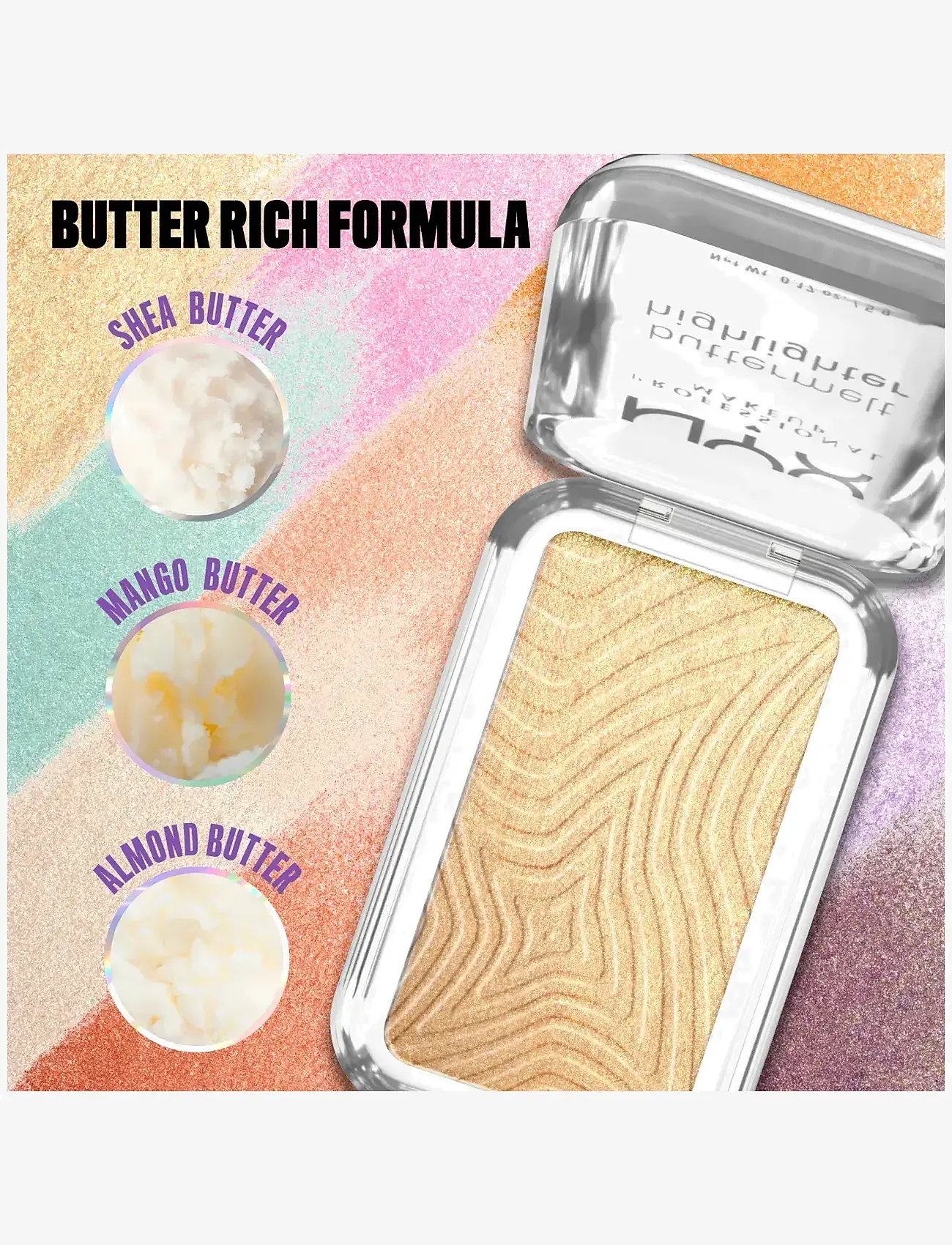 NYX Professional Makeup - NYX Professional Makeup Buttermelt Highlighter 25 Butta Than Gold 5 g - smink - butta than gold - 2