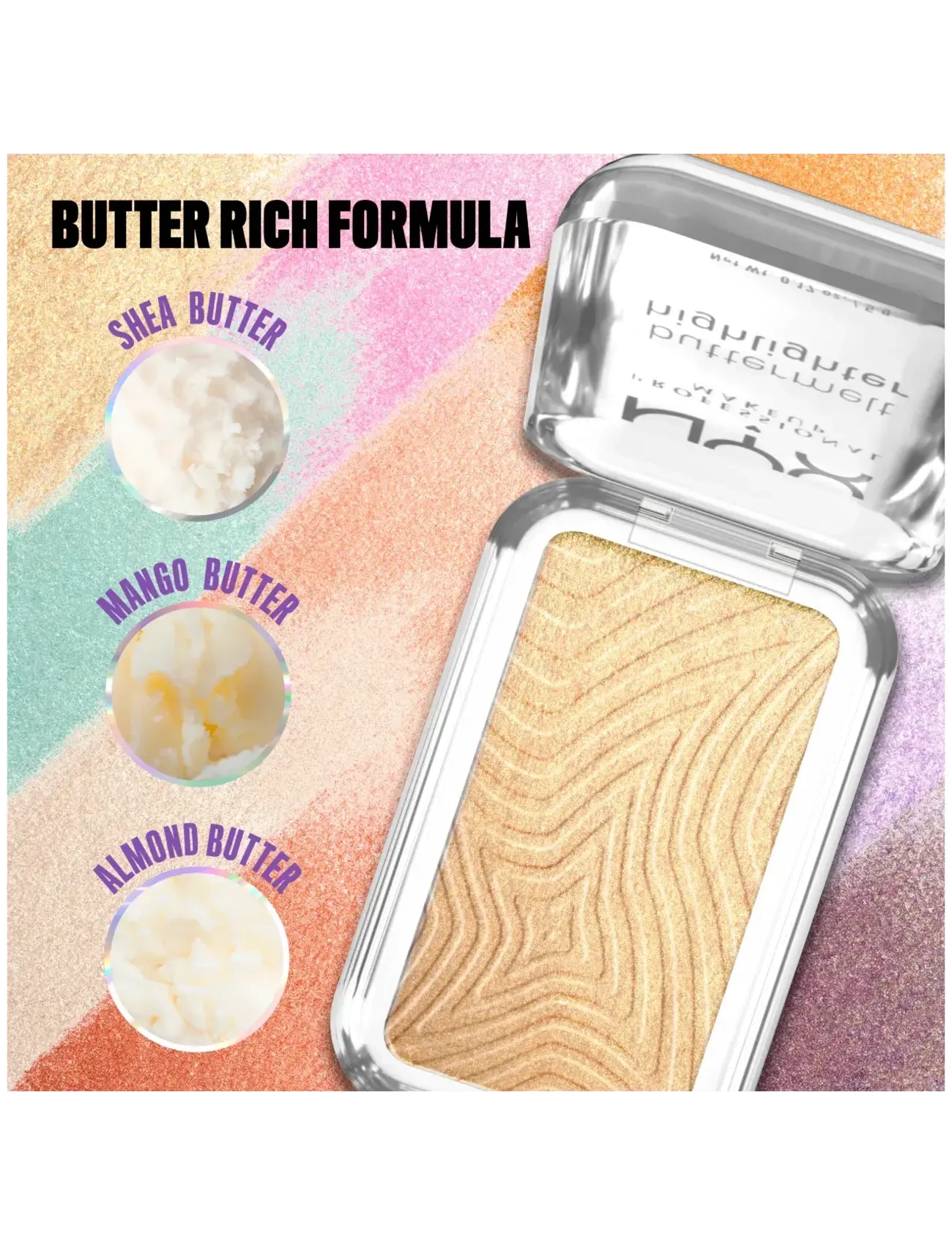 NYX Professional Makeup - NYX Professional Makeup Buttermelt Highlighter 25 Butta Than Gold 5 g - makeup - butta than gold - 2