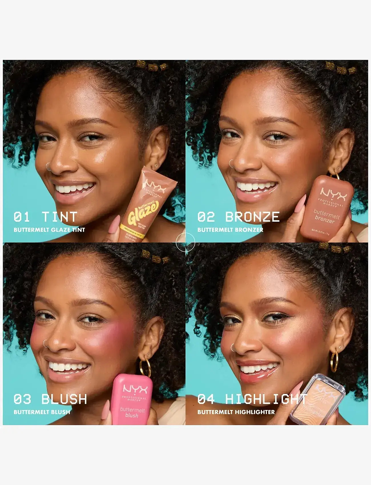 NYX Professional Makeup - NYX Professional Makeup Buttermelt Highlighter 25 Butta Than Gold 5 g - smink - butta than gold - 3