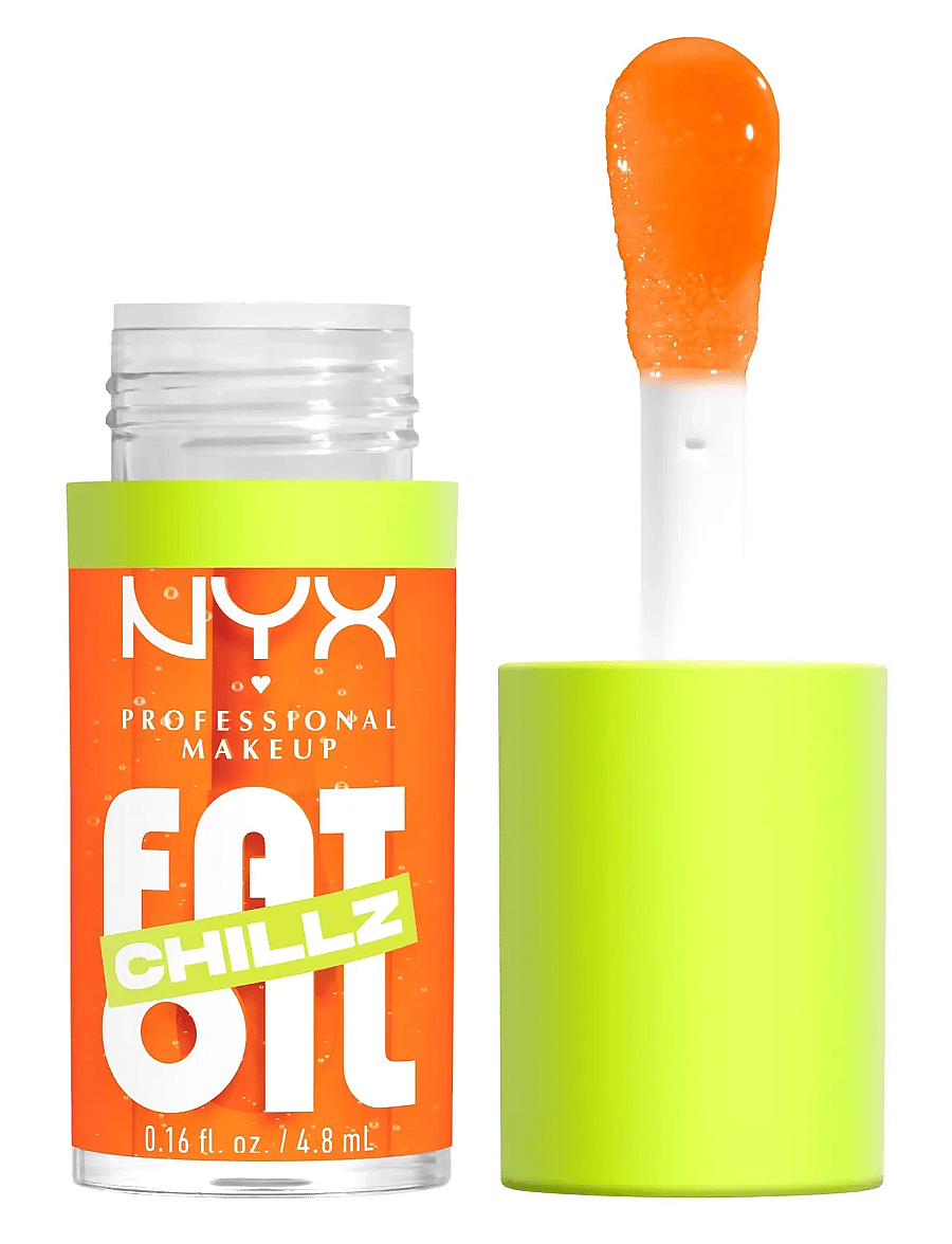 NYX Professional Makeup - NYX Professional Makeup Fat Oil Chillz Lip Drip Lip Oil 15 Citrus Chiller 4,8 ml - smink - citrus chiller - 1