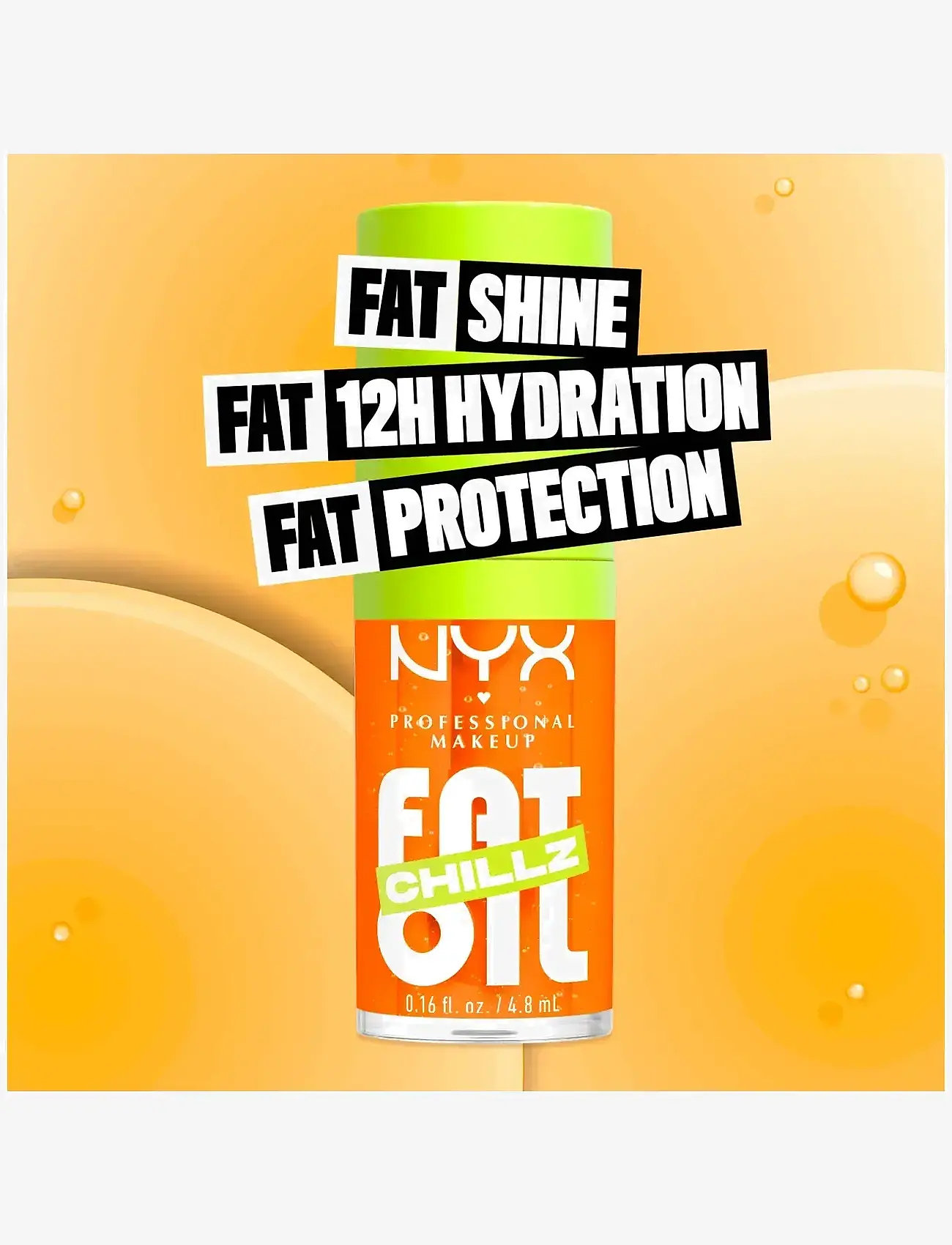 NYX Professional Makeup - NYX Professional Makeup Fat Oil Chillz Lip Drip Lip Oil 15 Citrus Chiller 4,8 ml - makeup - citrus chiller - 2