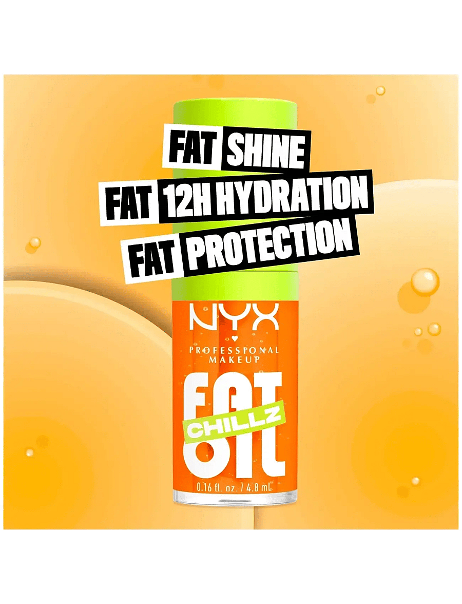 NYX Professional Makeup - NYX Professional Makeup Fat Oil Chillz Lip Drip Lip Oil 15 Citrus Chiller 4,8 ml - smink - citrus chiller - 2