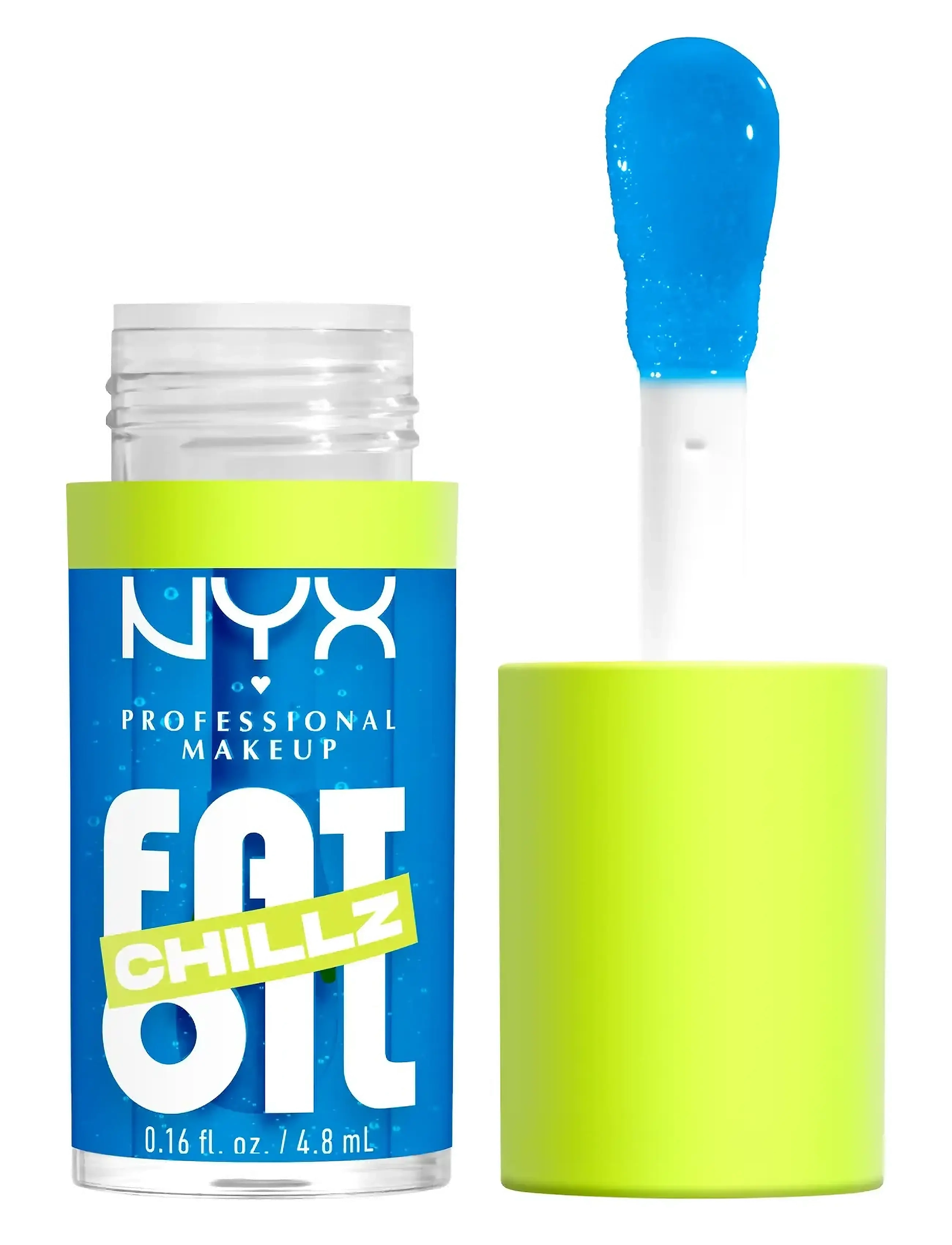 NYX Professional Makeup NYX Professional Makeup Fat Oil Chillz Lip Drip Lip Oil 18 Polar Peppermint 4,8 ml - Læbeolier - POLAR PEPPERMINT / clear