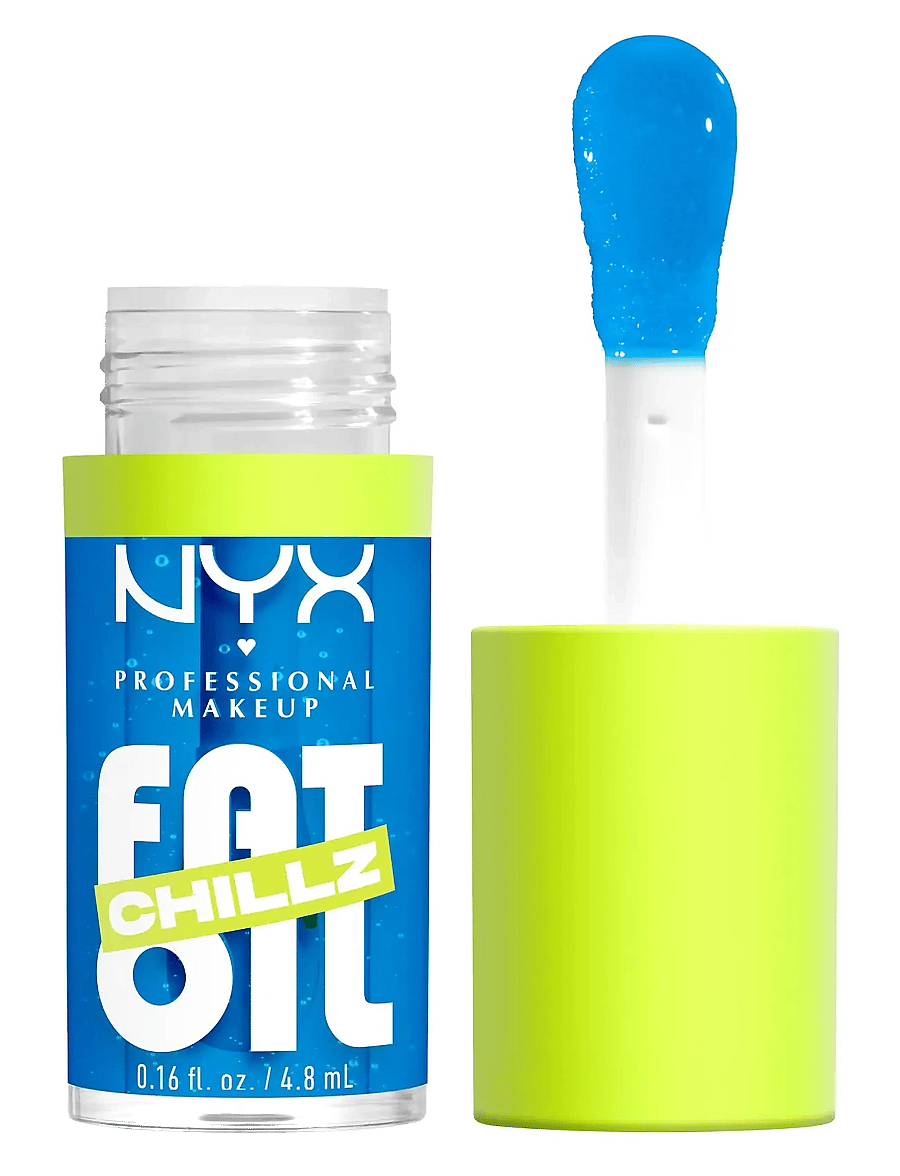 NYX Professional Makeup - NYX Professional Makeup Fat Oil Chillz Lip Drip Lip Oil 18 Polar Peppermint 4,8 ml - smink - polar peppermint - 1