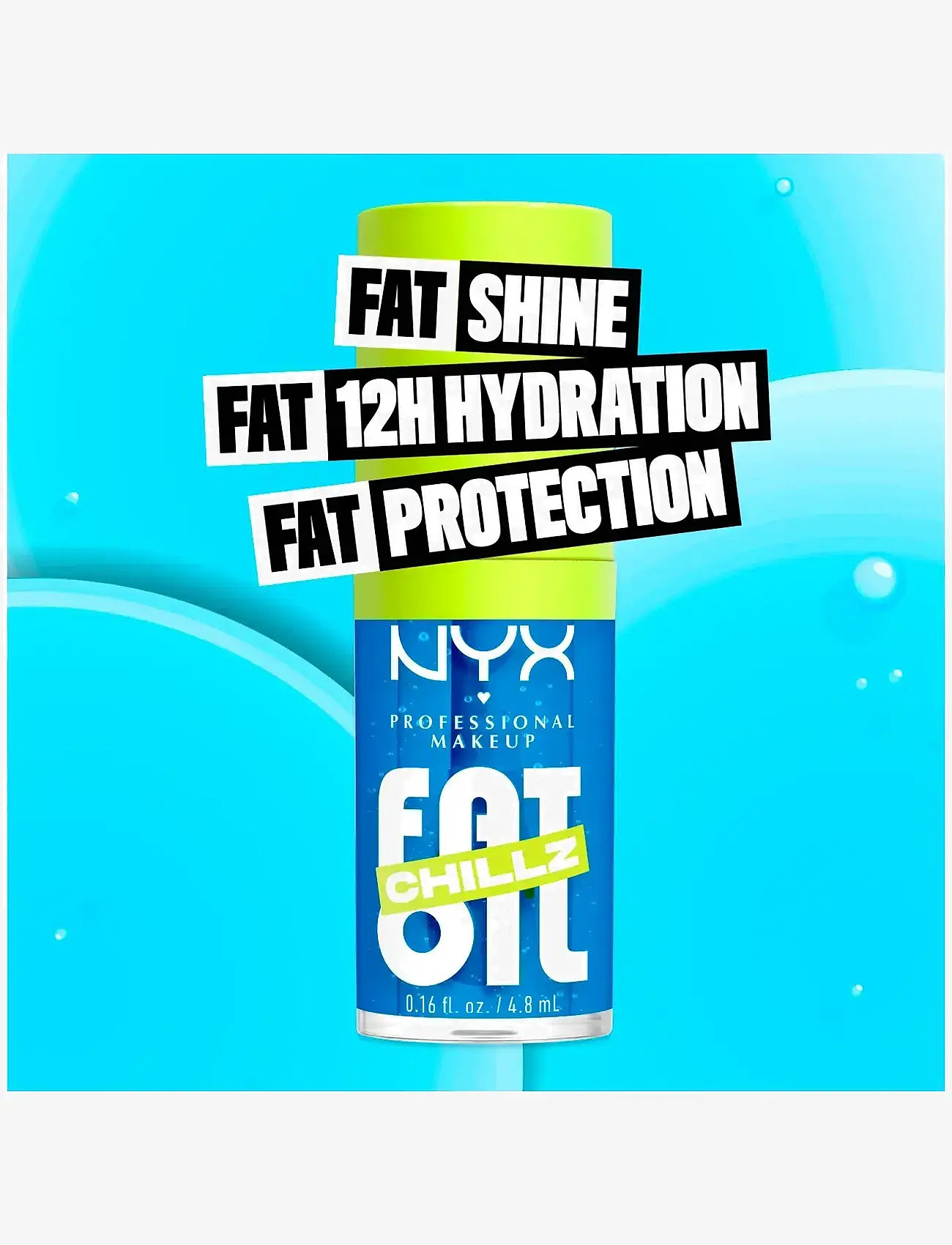 NYX Professional Makeup - NYX Professional Makeup Fat Oil Chillz Lip Drip Lip Oil 18 Polar Peppermint 4,8 ml - smink - polar peppermint - 2