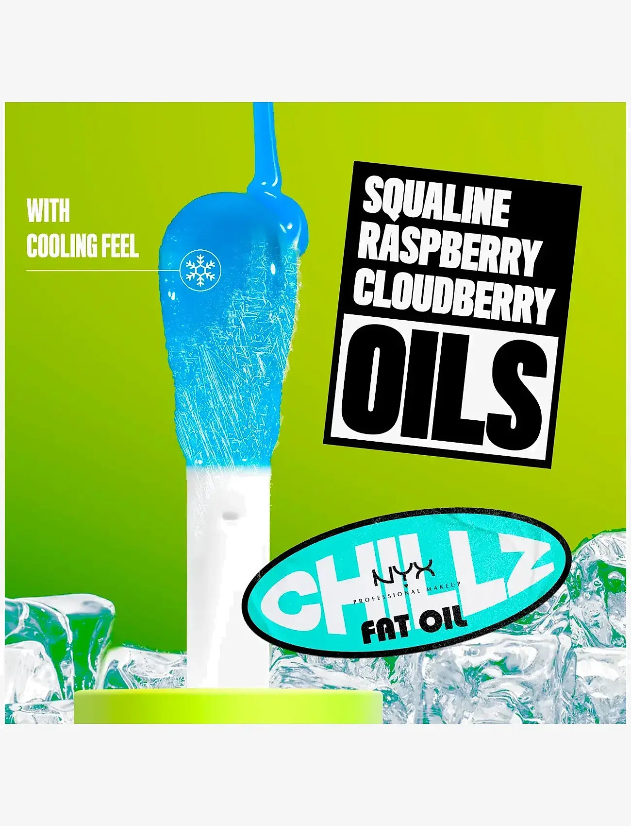 NYX Professional Makeup - NYX Professional Makeup Fat Oil Chillz Lip Drip Lip Oil 18 Polar Peppermint 4,8 ml - smink - polar peppermint - 3