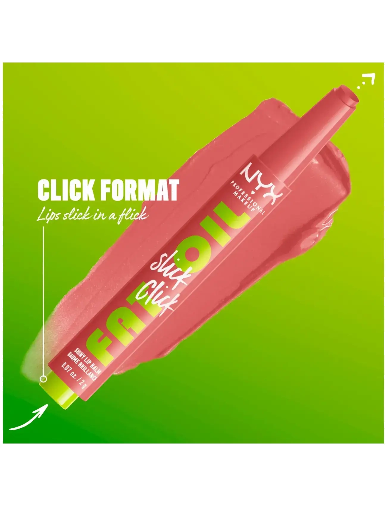 NYX Professional Makeup - NYX Professional Makeup Fat Oil Slick Click Lip Balm - læbepomade - caption this - 4