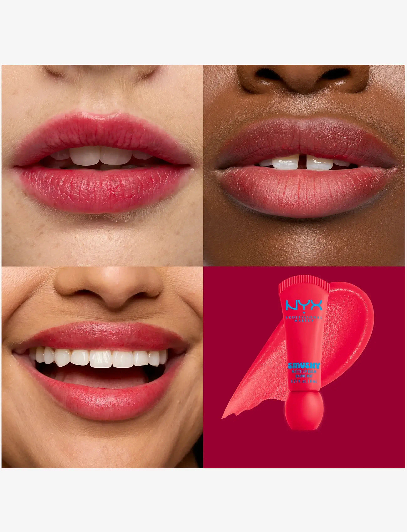 NYX Professional Makeup - NYX Professional Makeup Smushy Matte Lip Balm - læbepomade - sassy stuff - 1