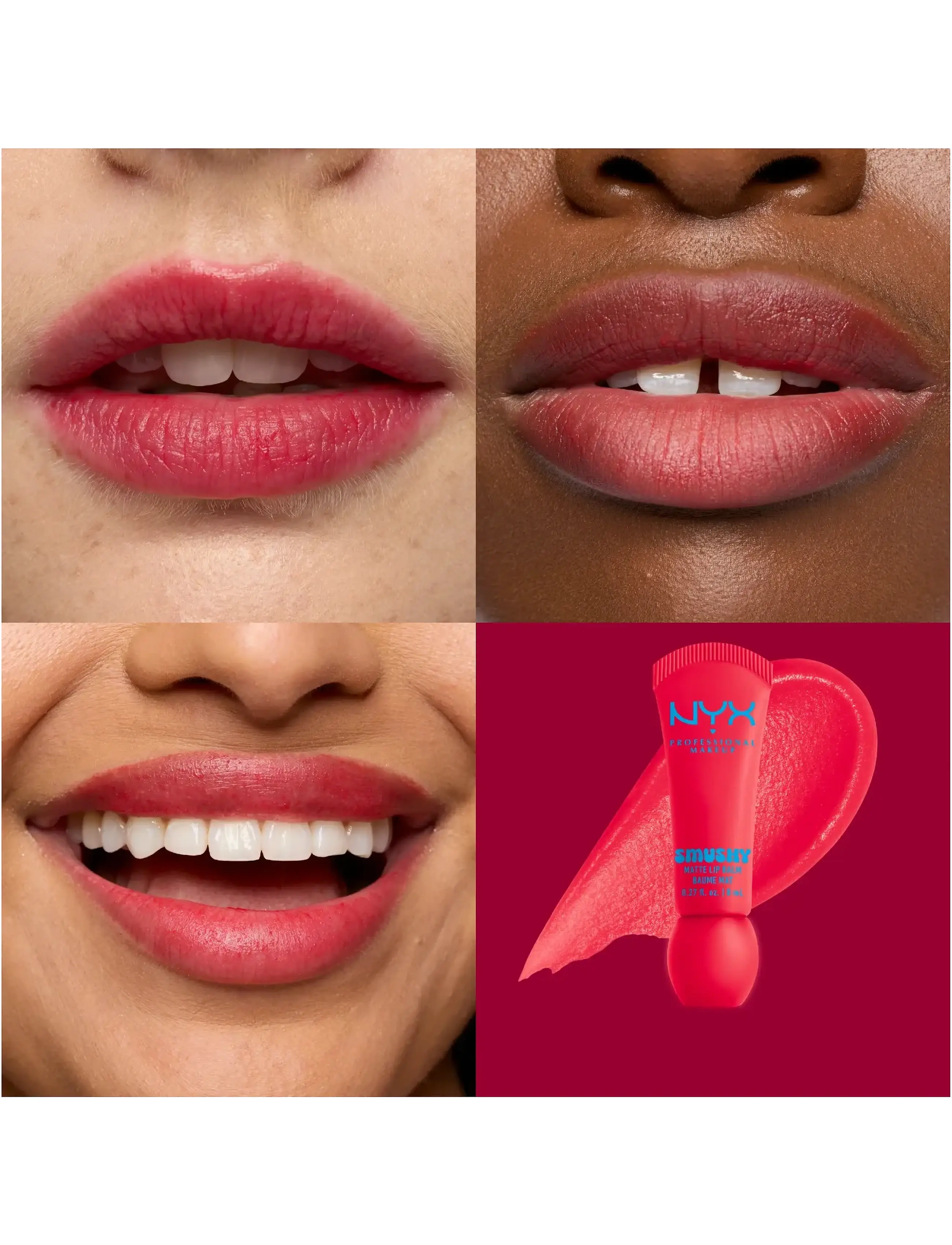 NYX Professional Makeup - NYX Professional Makeup Smushy Matte Lip Balm - laveste priser - sassy stuff - 1