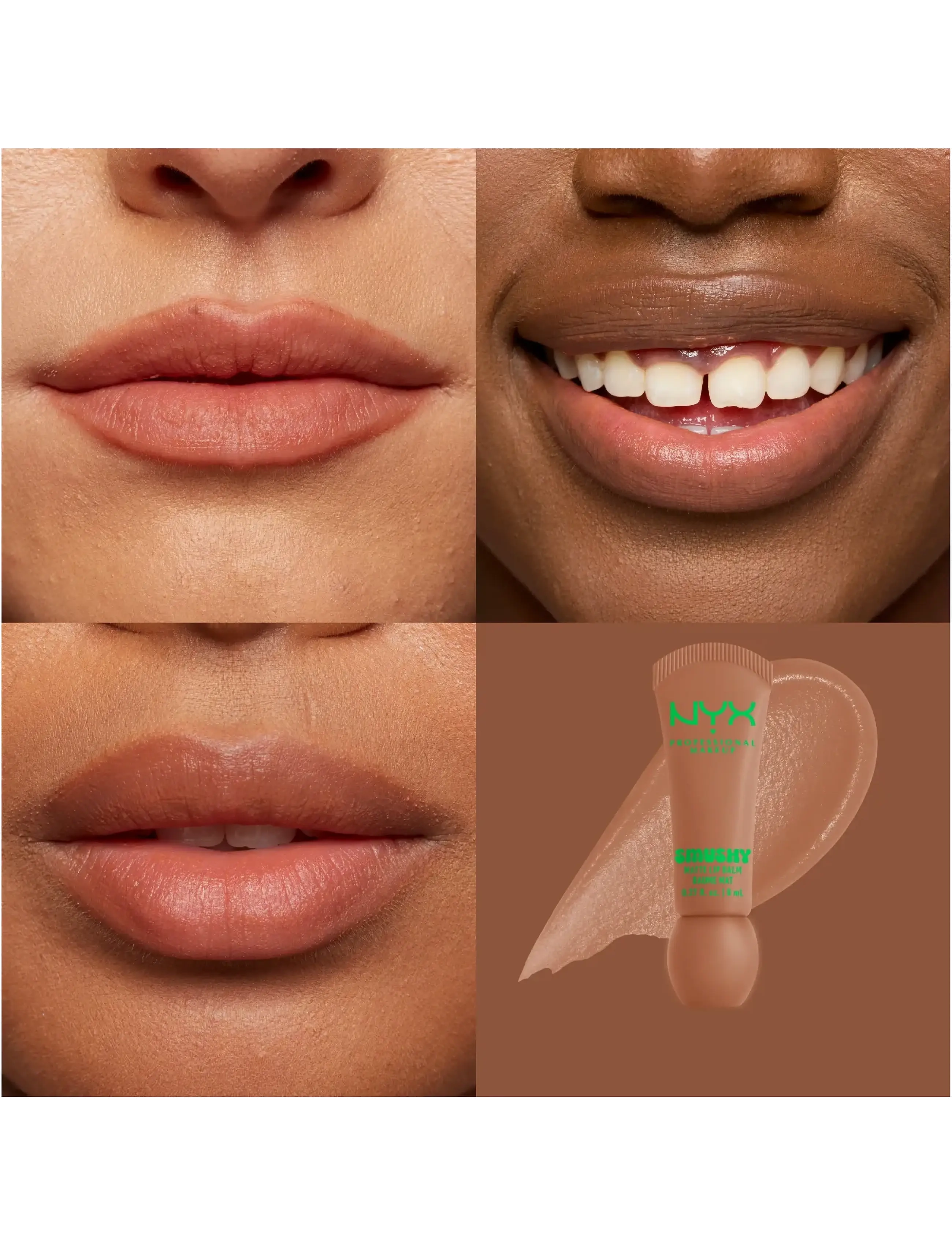 NYX Professional Makeup - NYX Professional Makeup Smushy Matte Lip Balm - läppbalsam - soft smile - 1