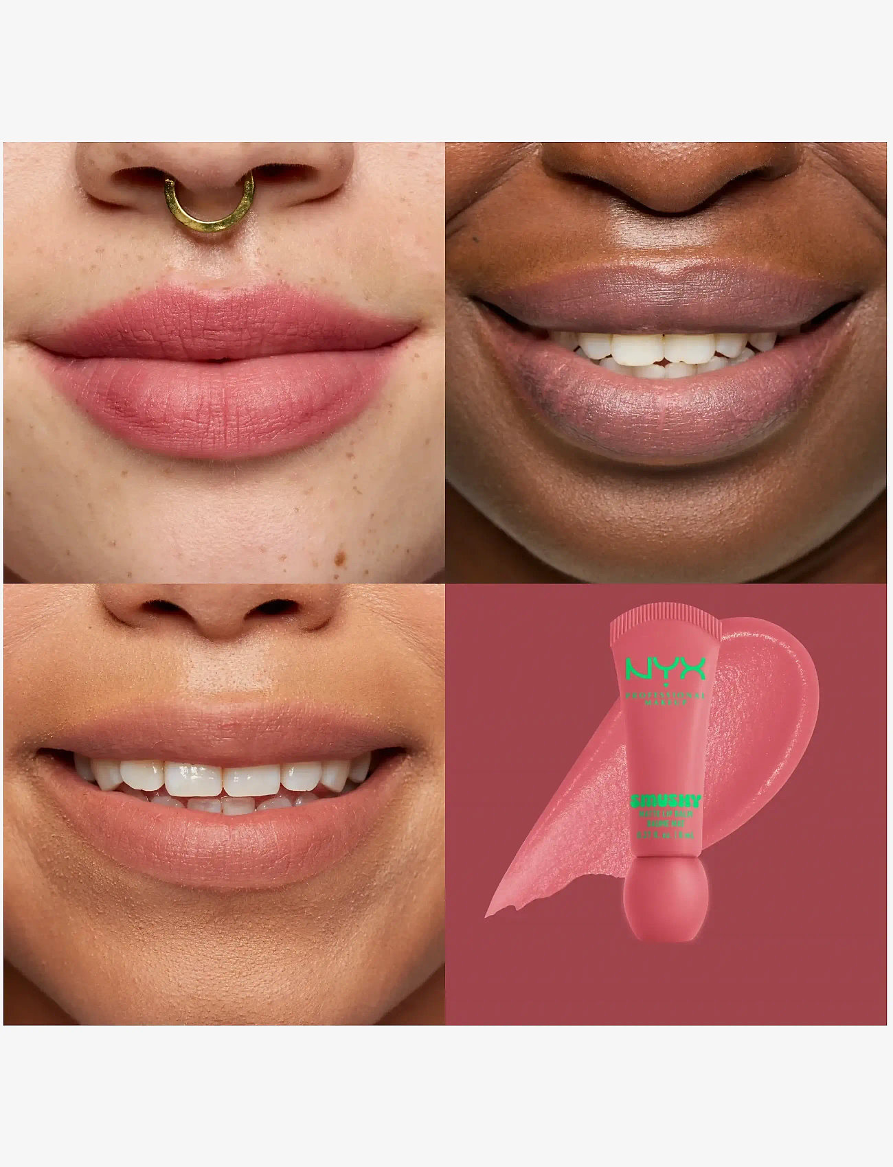 NYX Professional Makeup - NYX Professional Makeup Smushy Matte Lip Balm - huulirasvat - snuggle szn - 1