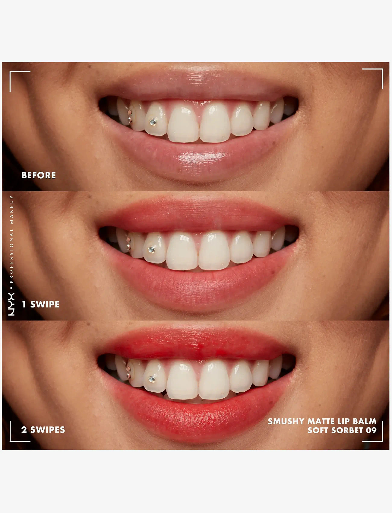 NYX Professional Makeup - NYX Professional Makeup Smushy Matte Lip Balm - huulirasvat - snuggle szn - 4