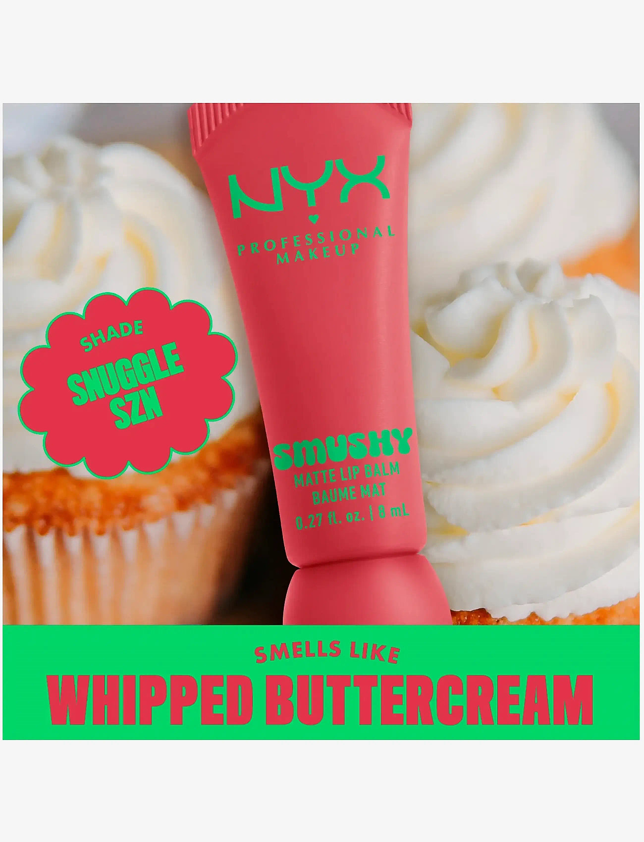 NYX Professional Makeup - NYX Professional Makeup Smushy Matte Lip Balm - huulirasvat - snuggle szn - 5