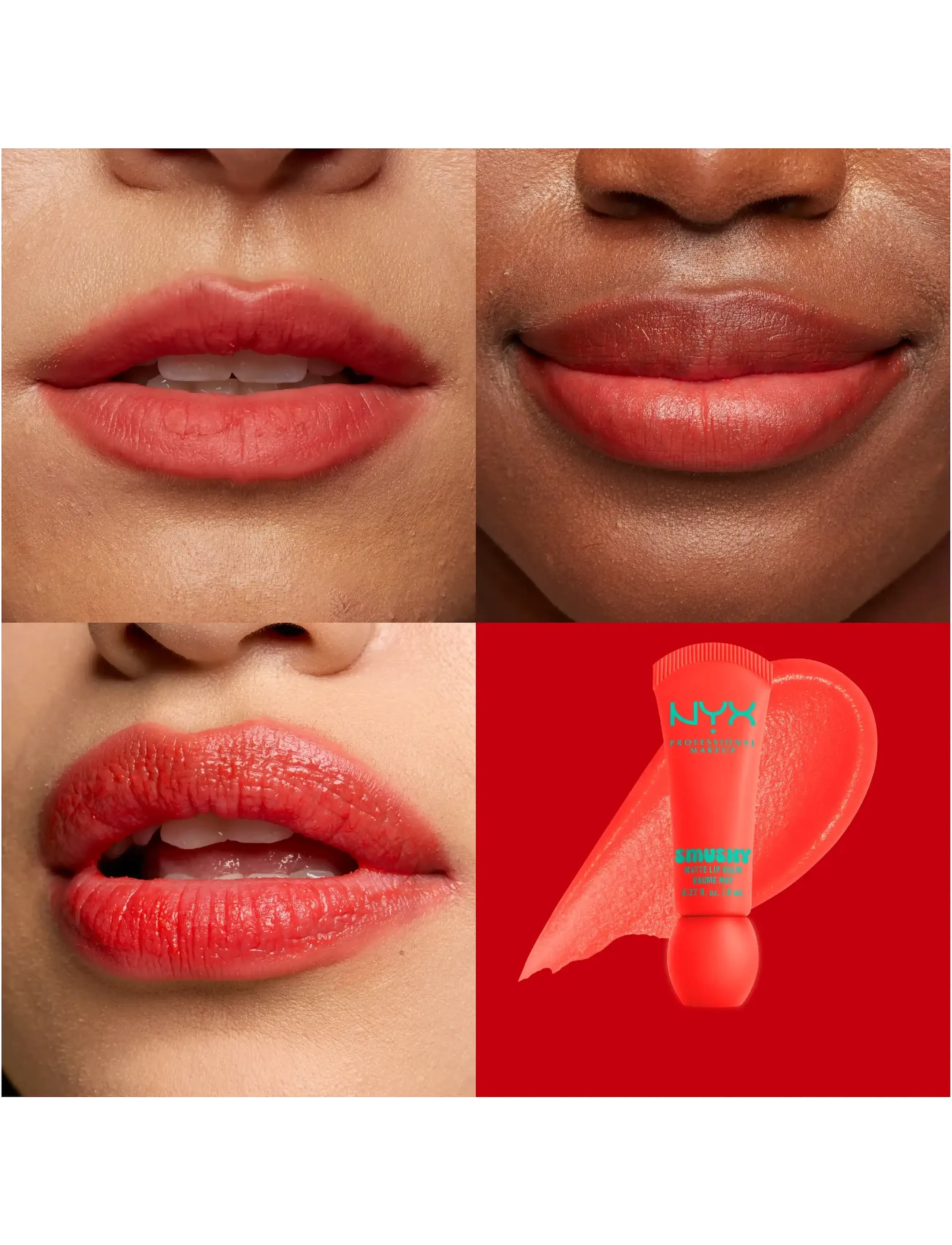 NYX Professional Makeup - NYX Professional Makeup Smushy Matte Lip Balm - huulepalsamid - soft sorbet - 1
