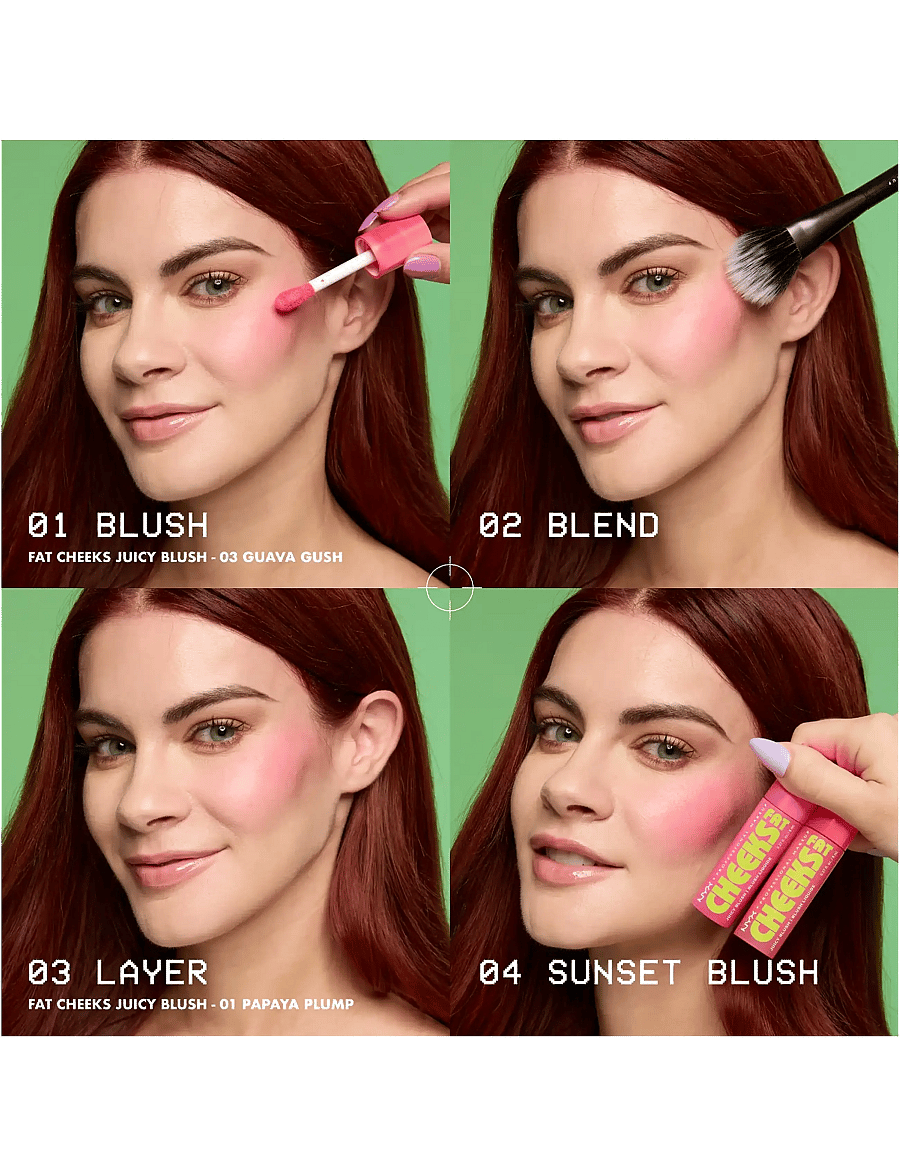 NYX Professional Makeup - NYX Professional Makeup Fat Cheeks Blush - smink - papaya plump - 2