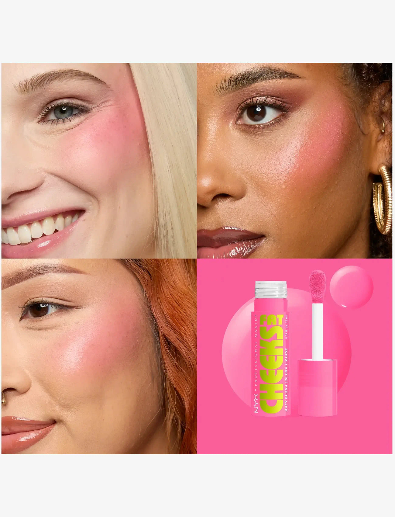 NYX Professional Makeup - NYX Professional Makeup Fat Cheeks Blush - sminke - dragon fruit drip - 1