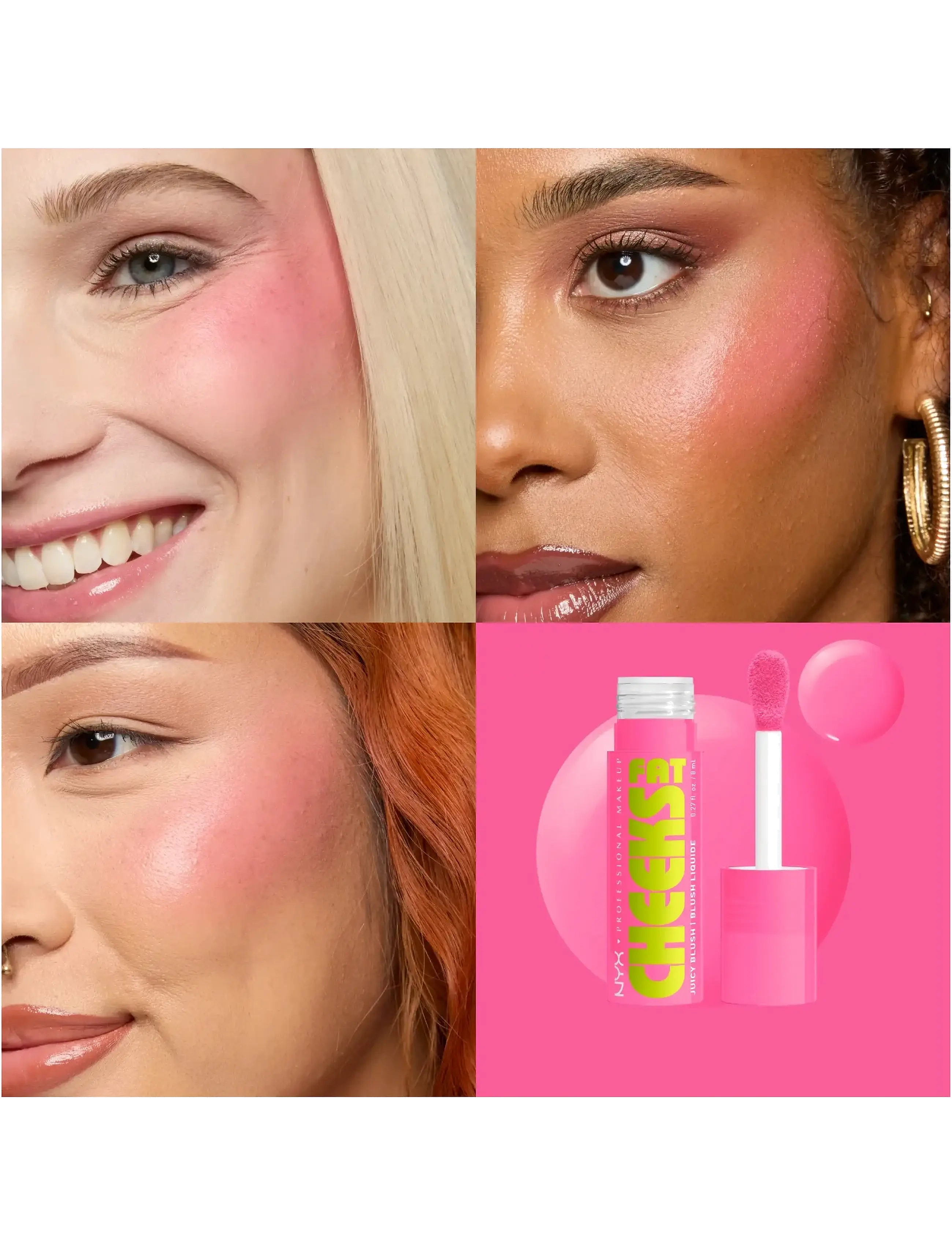 NYX Professional Makeup - NYX Professional Makeup Fat Cheeks Blush - makeup - dragon fruit drip - 1
