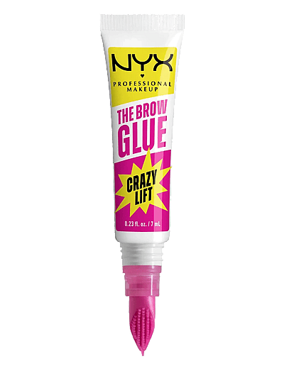 Nyx Professional Makeup The Brow Glue Crazy Lift 01 Transparent 7 Ml - øJenbrynsgel