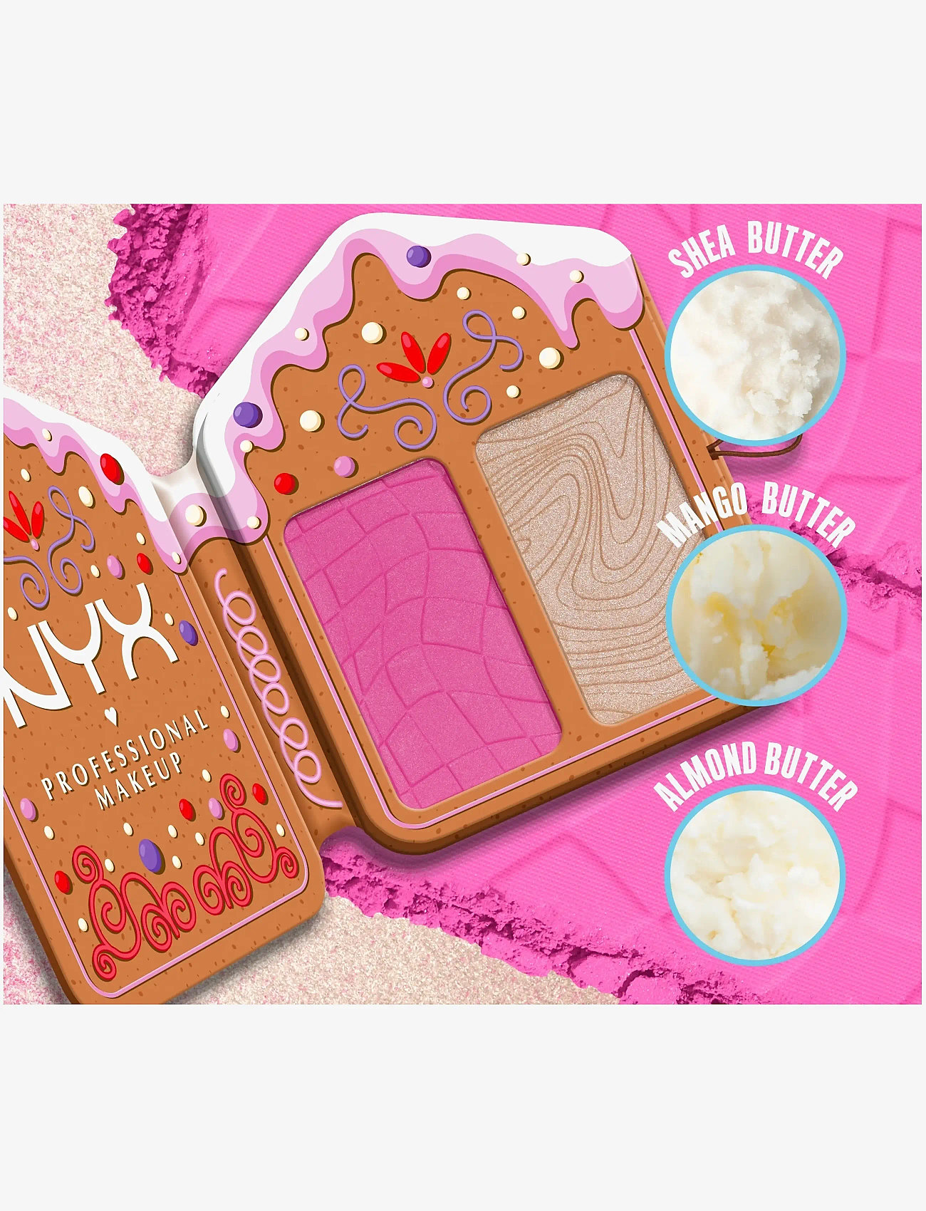 NYX Professional Makeup - NYX Professional Makeup Buttermelt Face Palette Blush/Highlighter Light/Medium - makeup - light/medium - 4