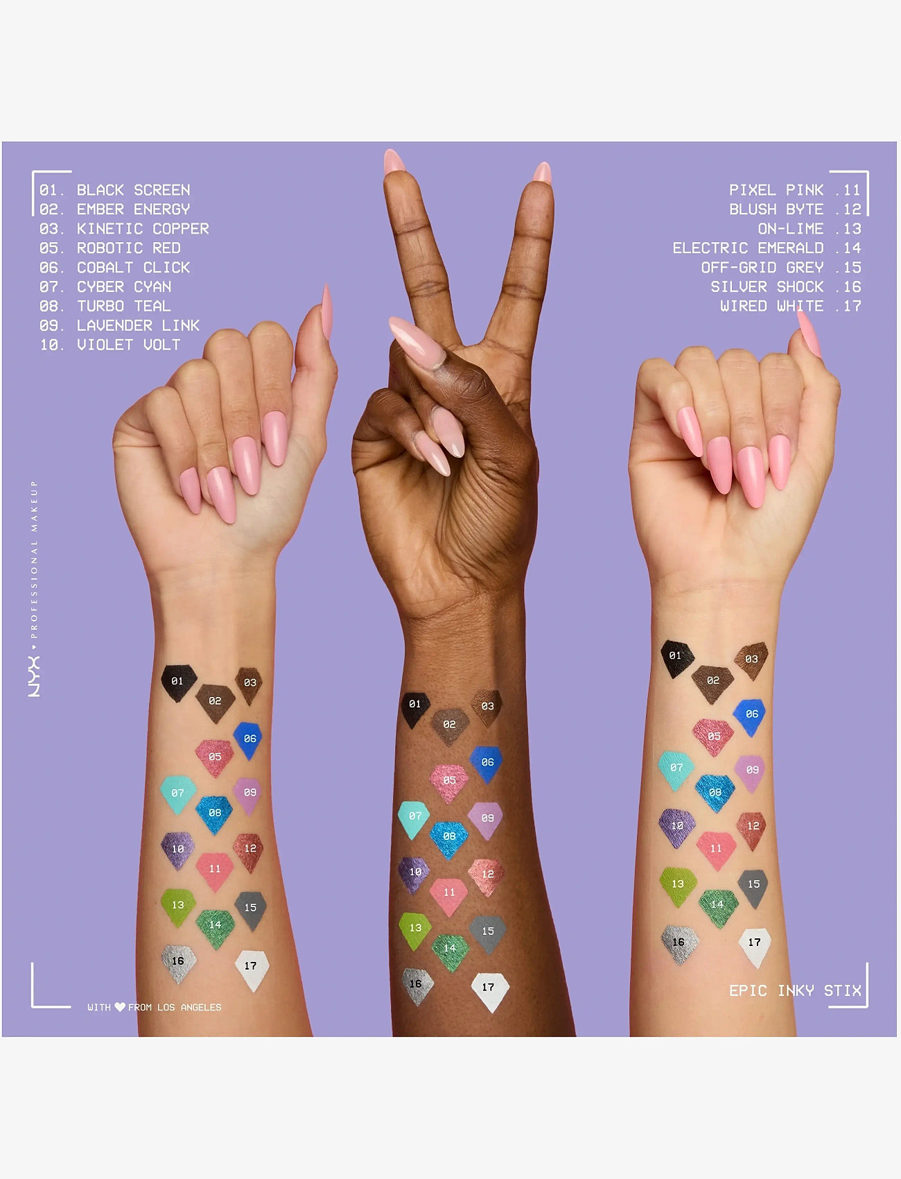 NYX Professional Makeup - NYX Professional Makeup Epic Inky Stix Eyeliner - makeup - 01 black screen - 4