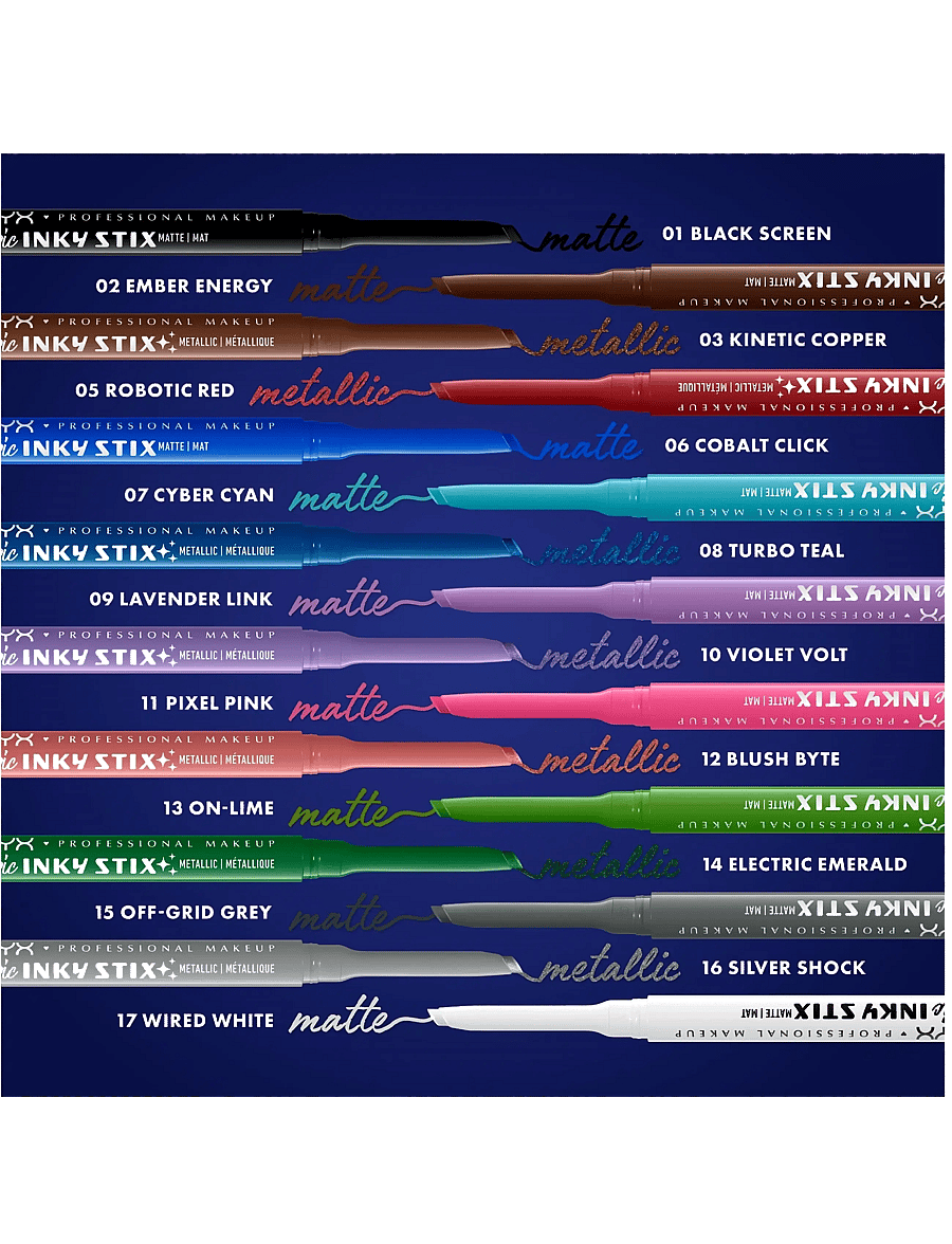 NYX Professional Makeup - NYX Professional Makeup Epic Inky Stix Eyeliner - smink - 01 black screen - 5