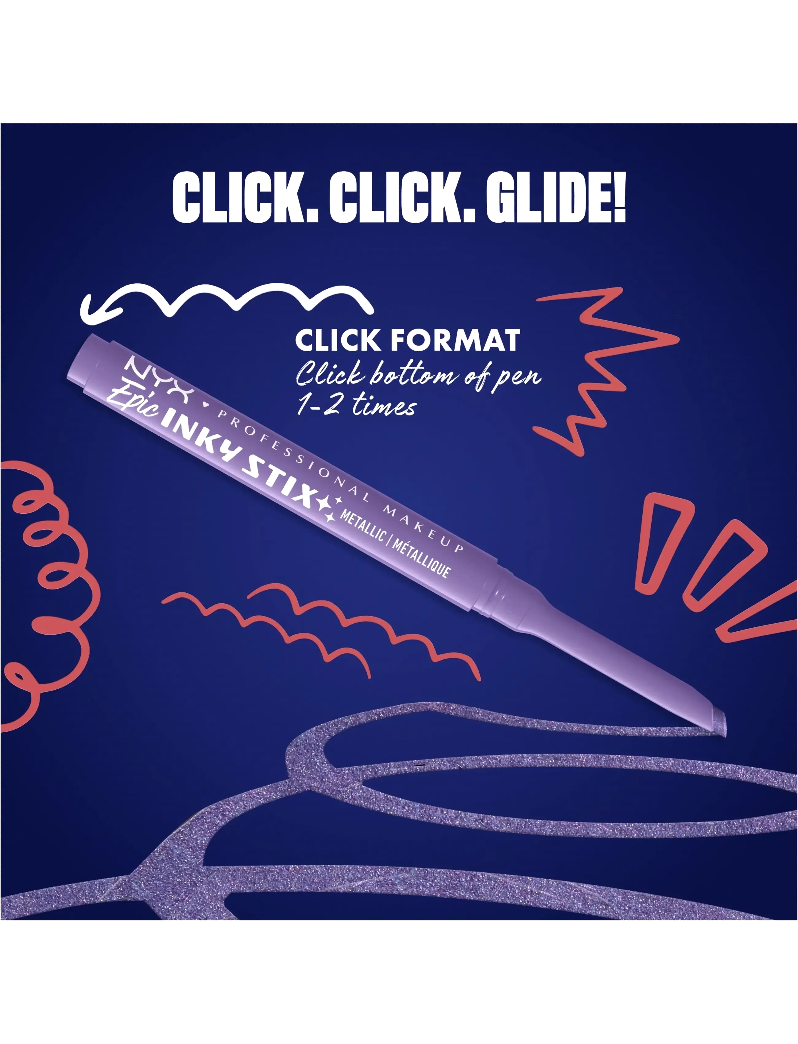 NYX Professional Makeup - NYX Professional Makeup Epic Inky Stix Eyeliner - smink - 10 violet volt - 3